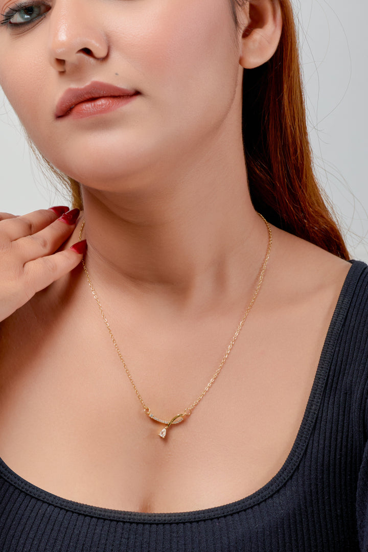 Charm Link Drop Necklace