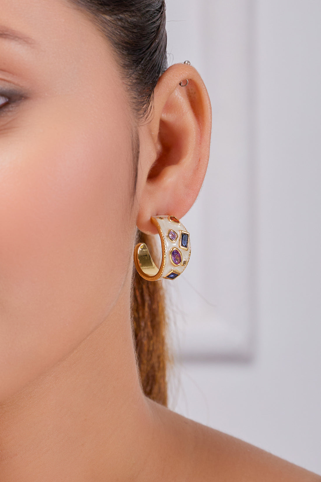 Resin Gems Women Earring GWE -1