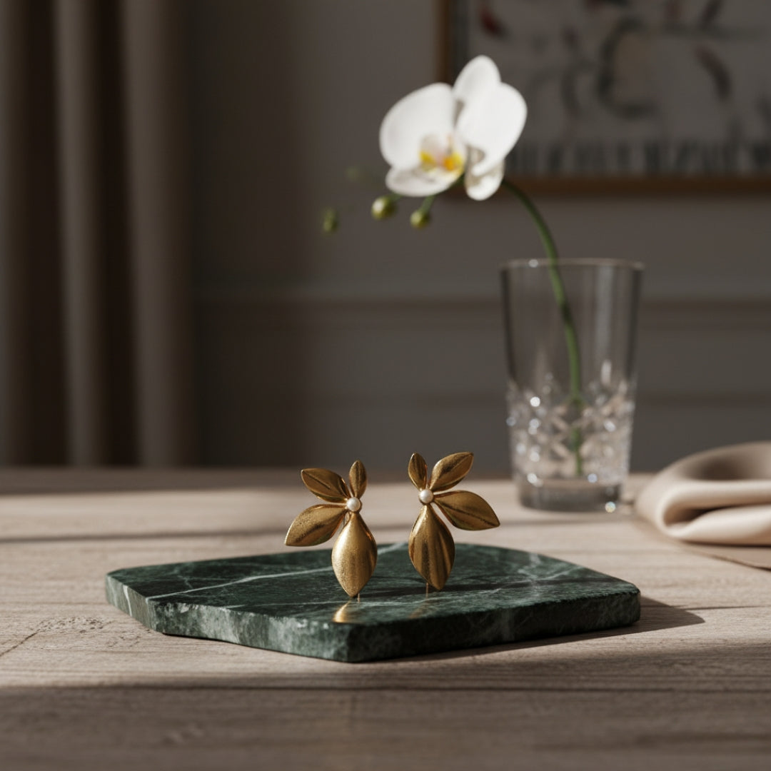 Gold Flora Women Earring GWE -8