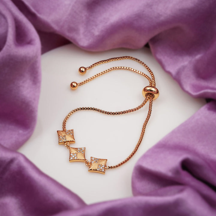 Charm Crystal Slider Bracelet