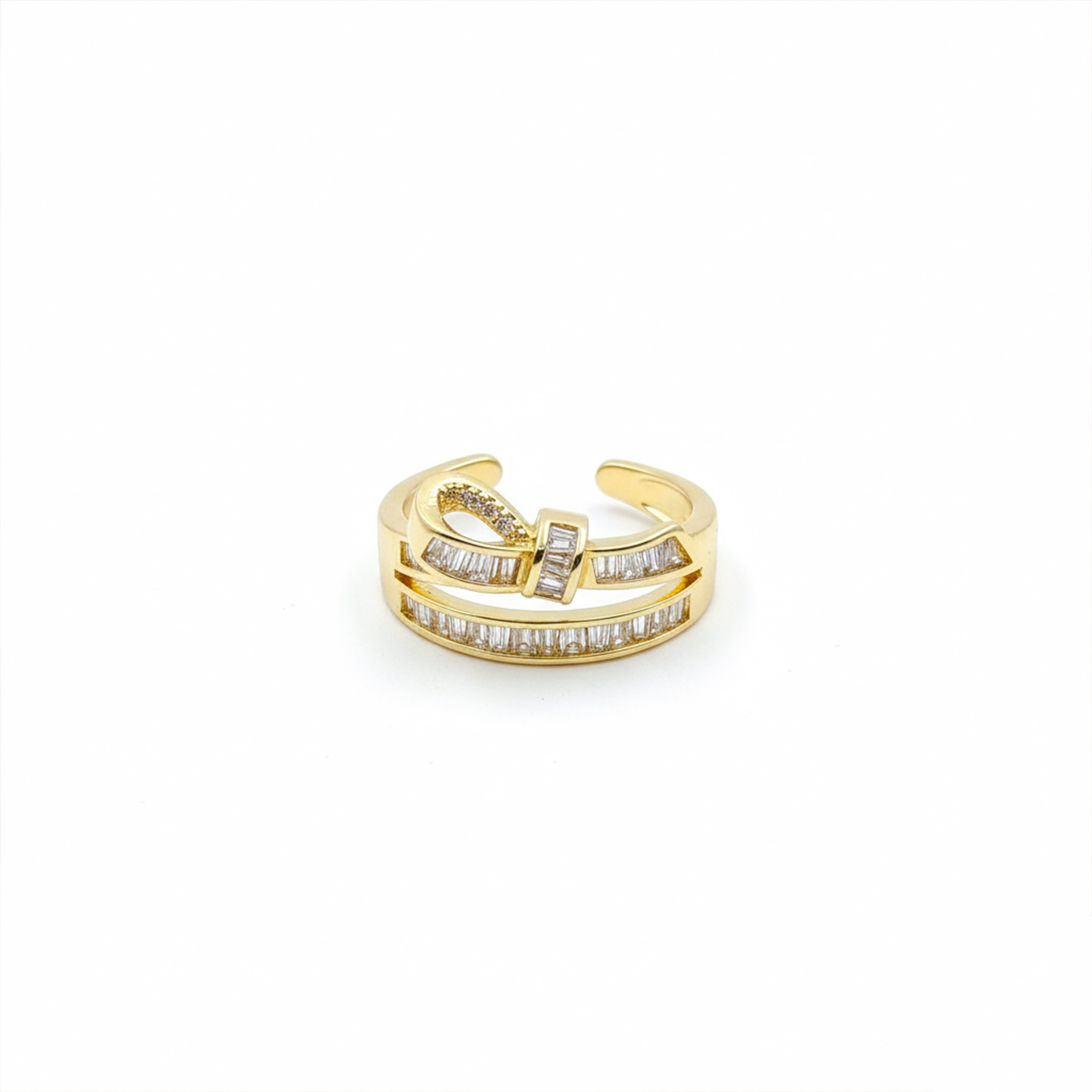 Gold-Toned Luxe Knot Band Band GWR -50