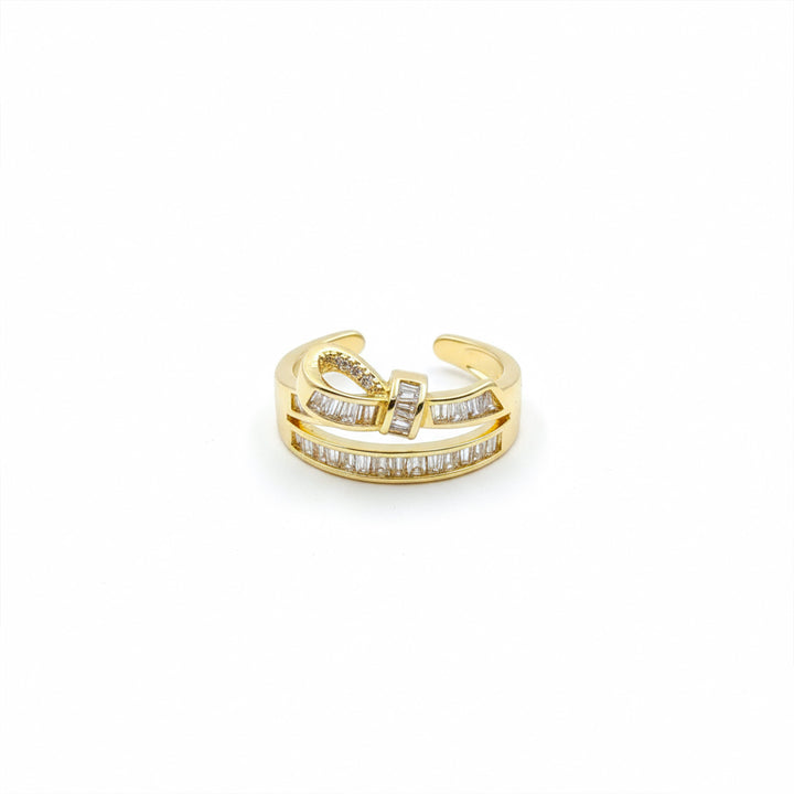 Gold-Toned Luxe Knot Band Band GWR -50