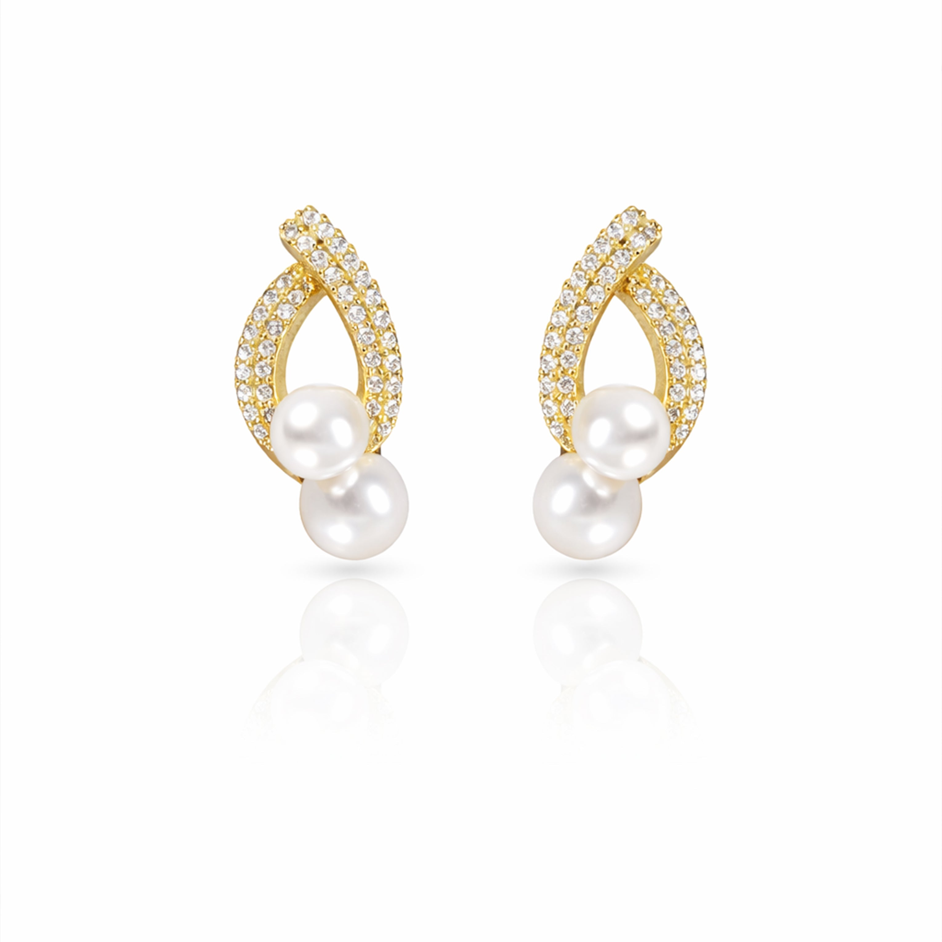 Aarika Moti Loop Earring GWE -30