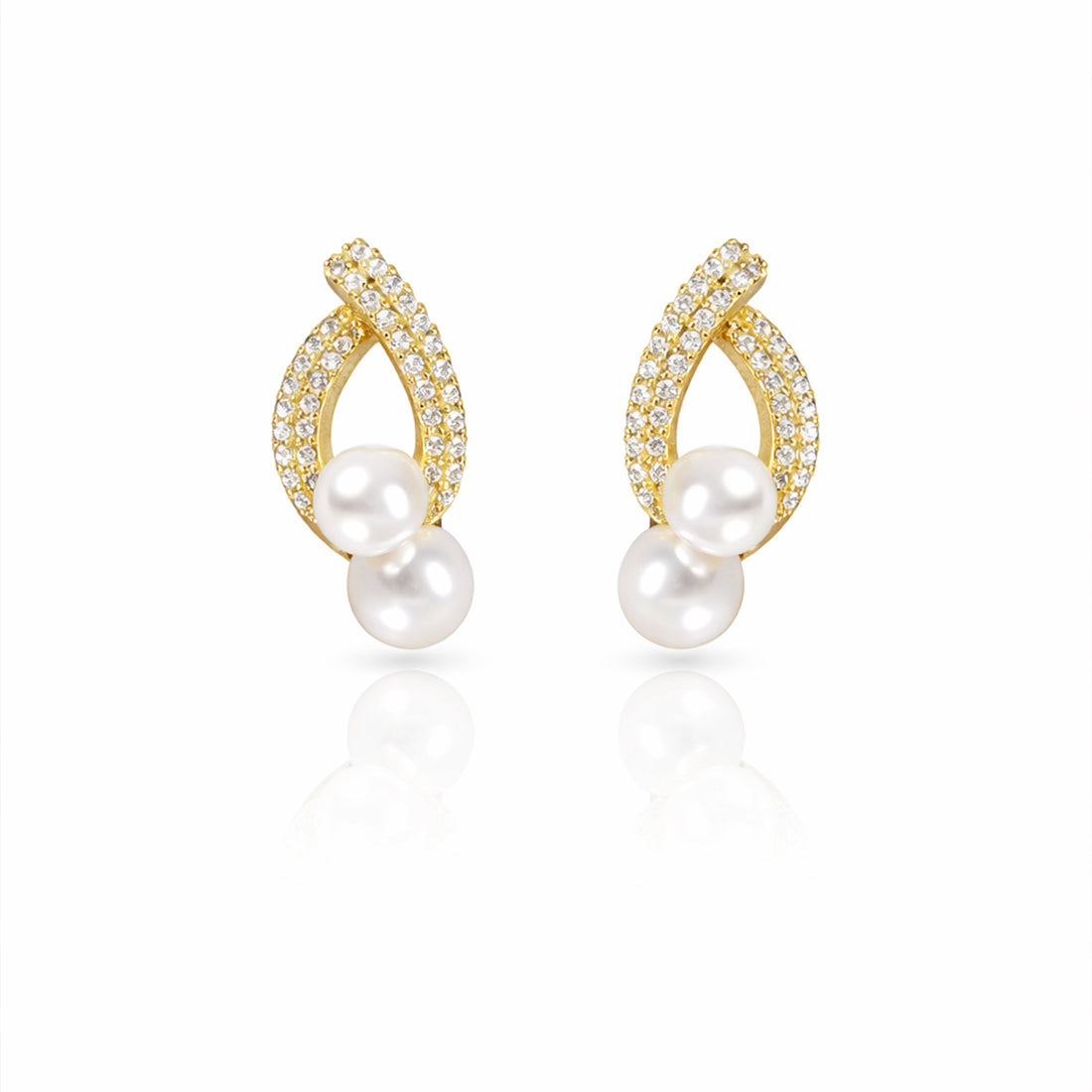 Aarika Moti Loop Earring GWE -30