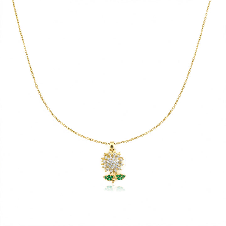 olden Bloom Bloom Locket Link Set with Jade Foliage Accents GWN -99