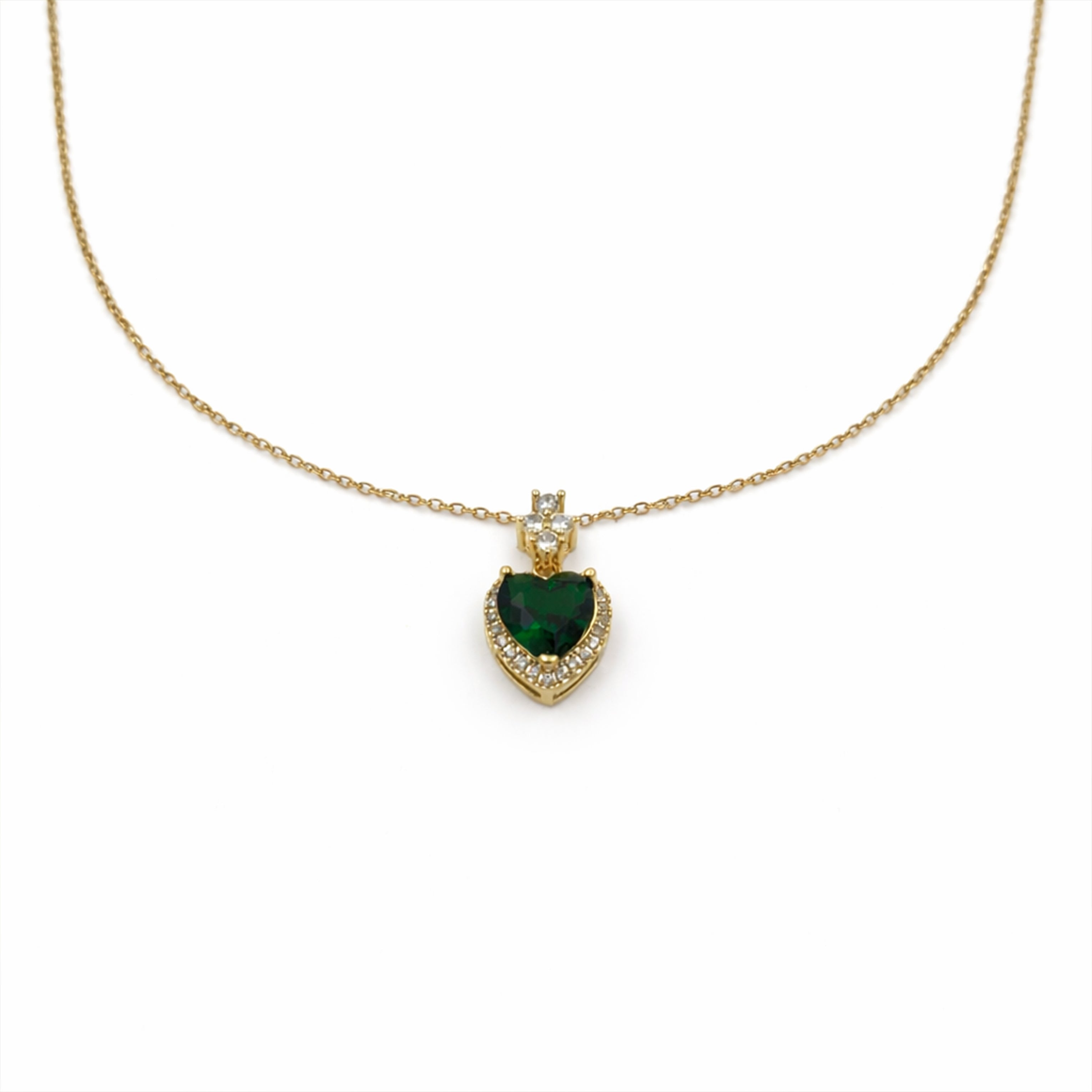Verde Love Dangle Locket Link Set GWN -163