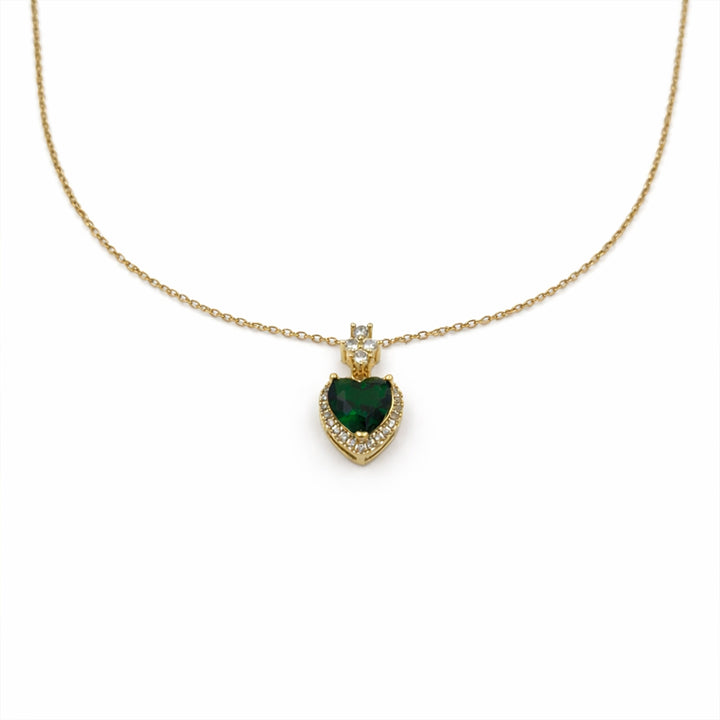 Verde Love Dangle Locket Link Set GWN -163