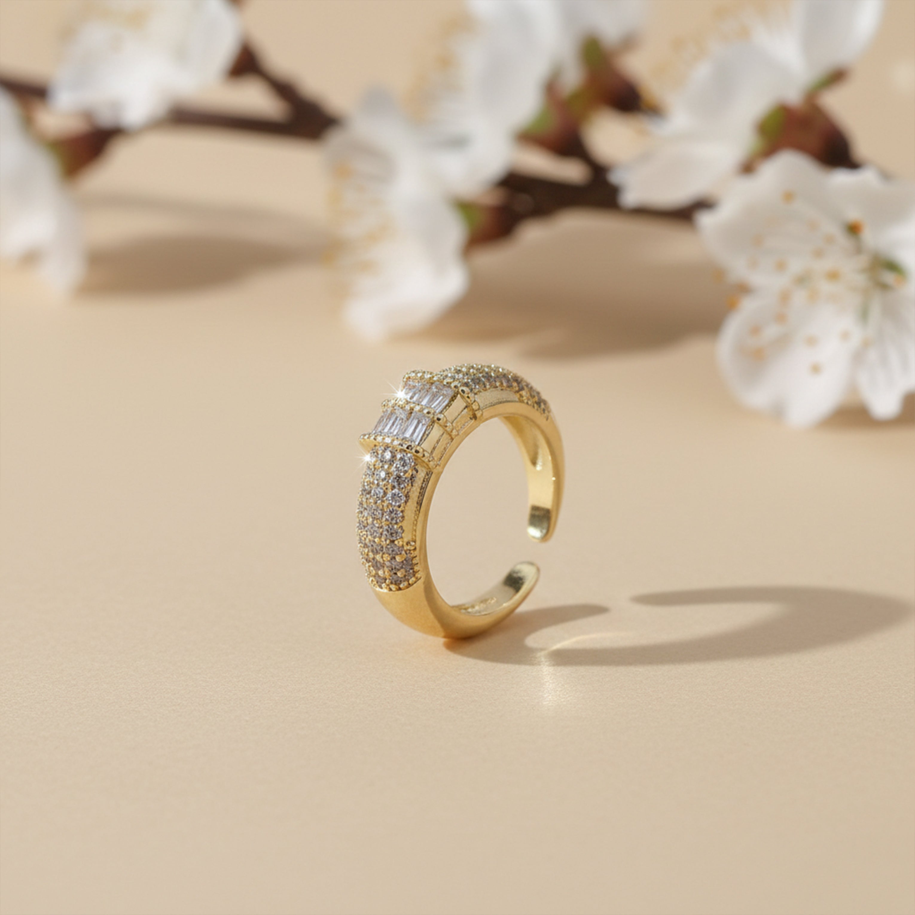 Gold-Toned Regal Spark Band GWR -23
