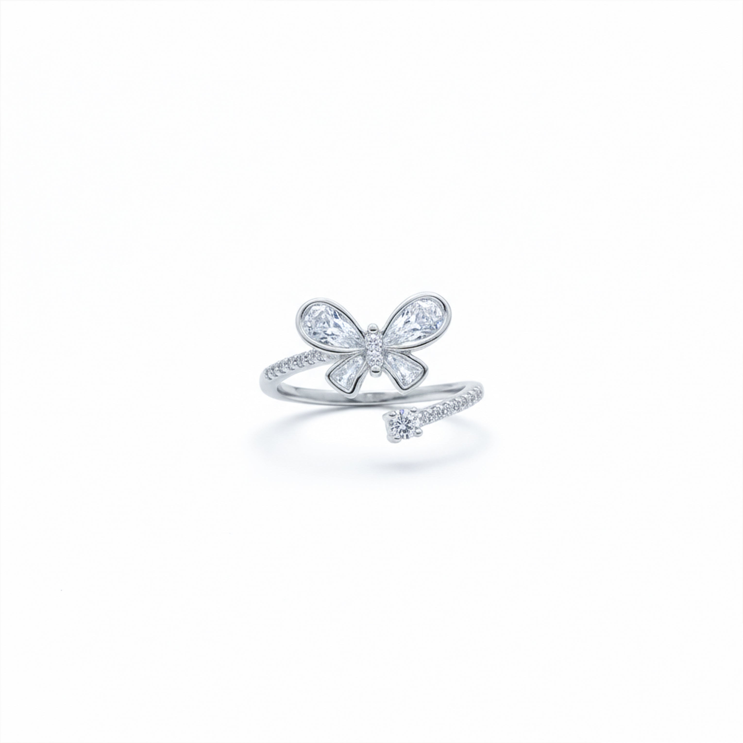 Cubic Zirconia Papillon Unclosed Band GWR -32