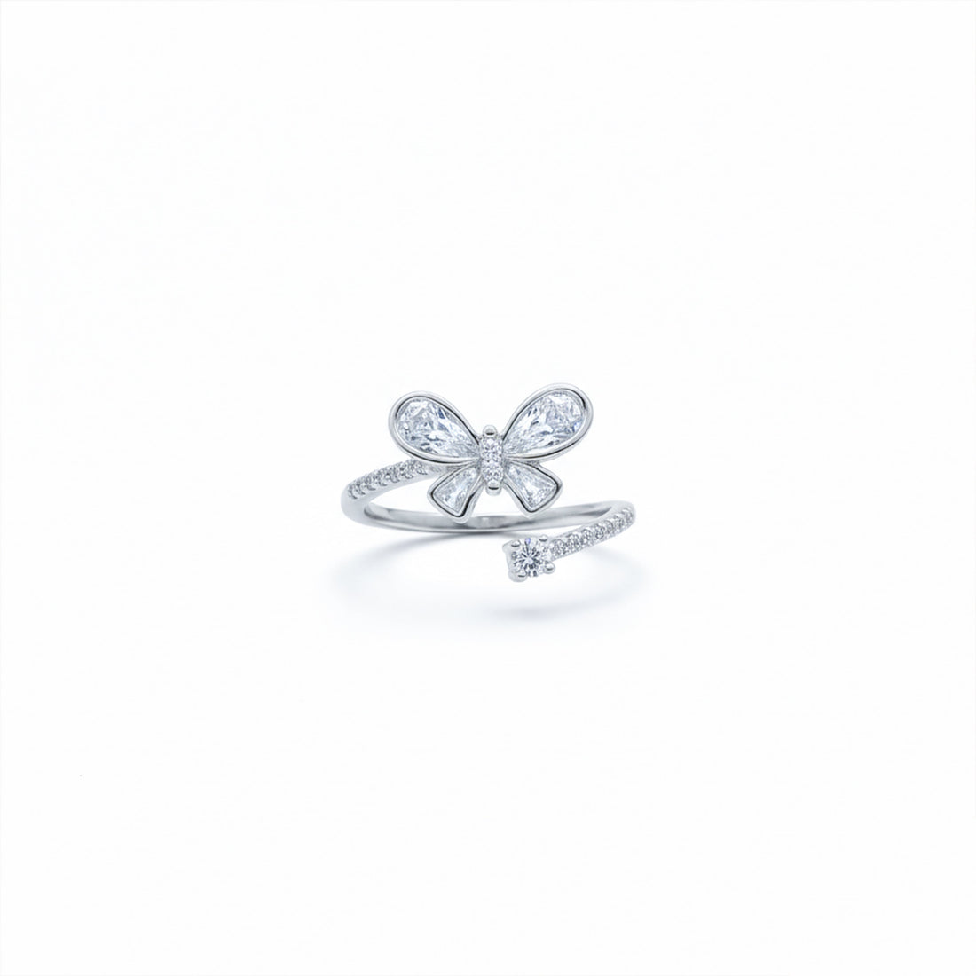 Cubic Zirconia Papillon Unclosed Band GWR -32