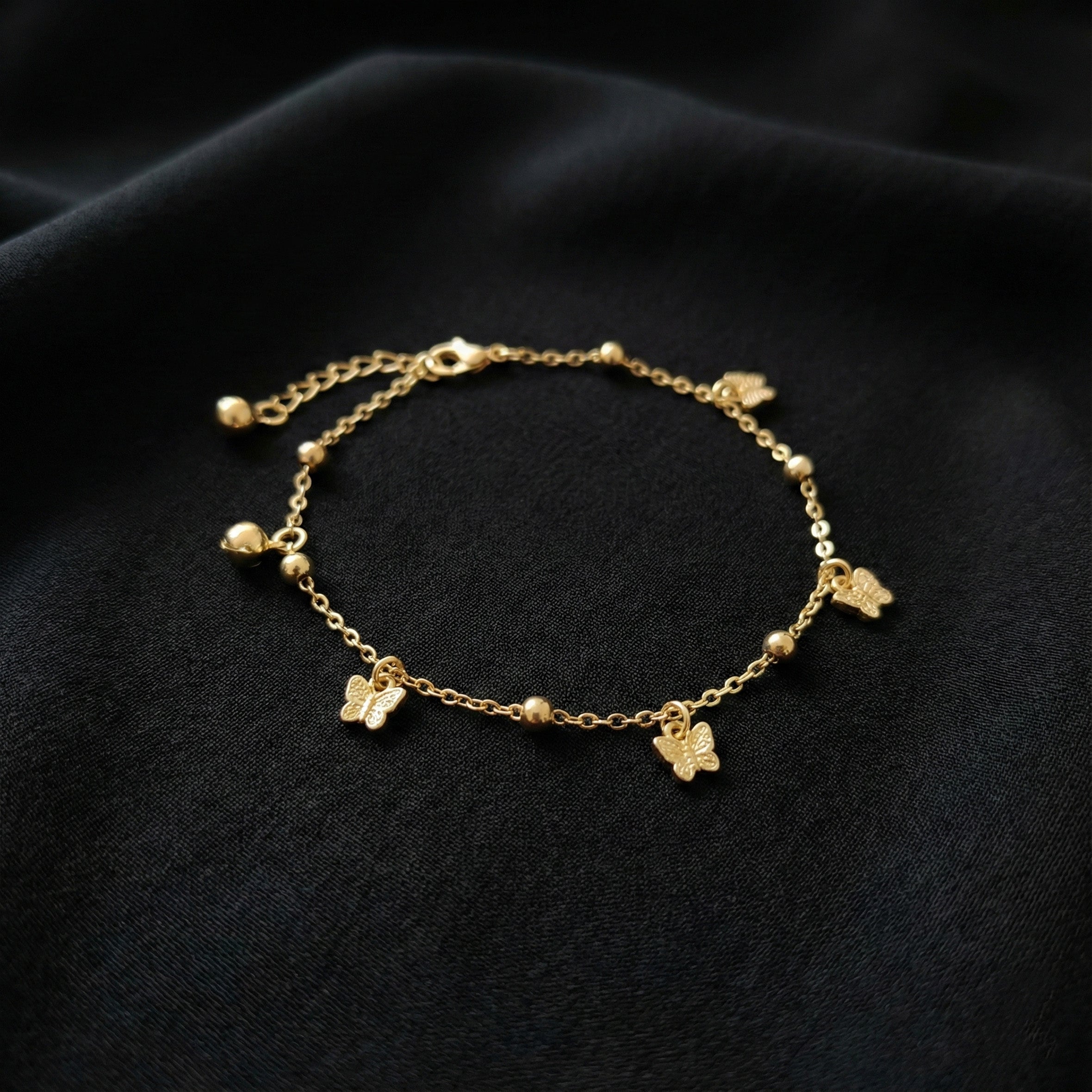 Gold Papillon Accent Payal GWA -56