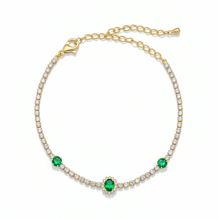 Gold Verde Encircled Line Kangan GWB -104
