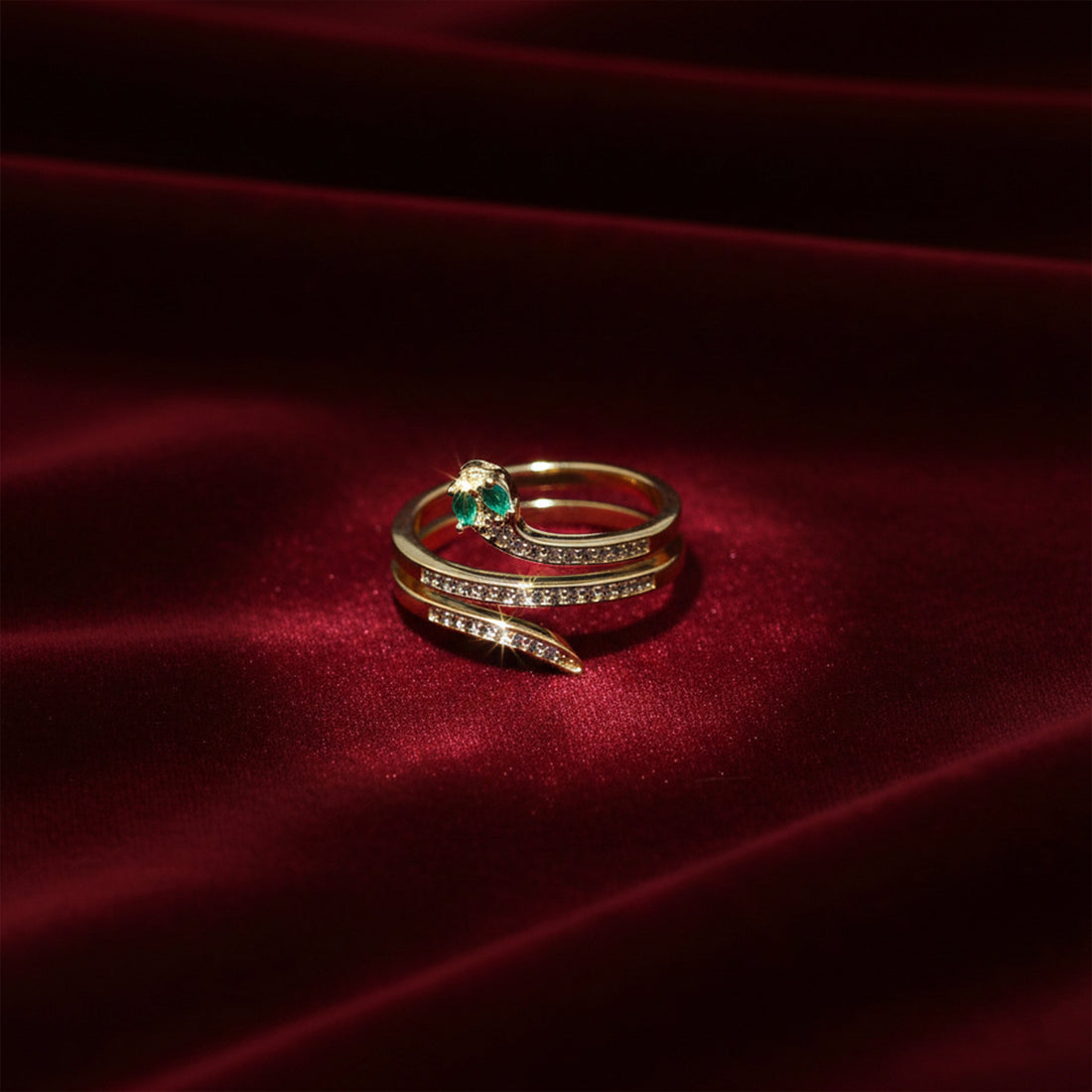 Gold Verde Serpent Band GWR -59