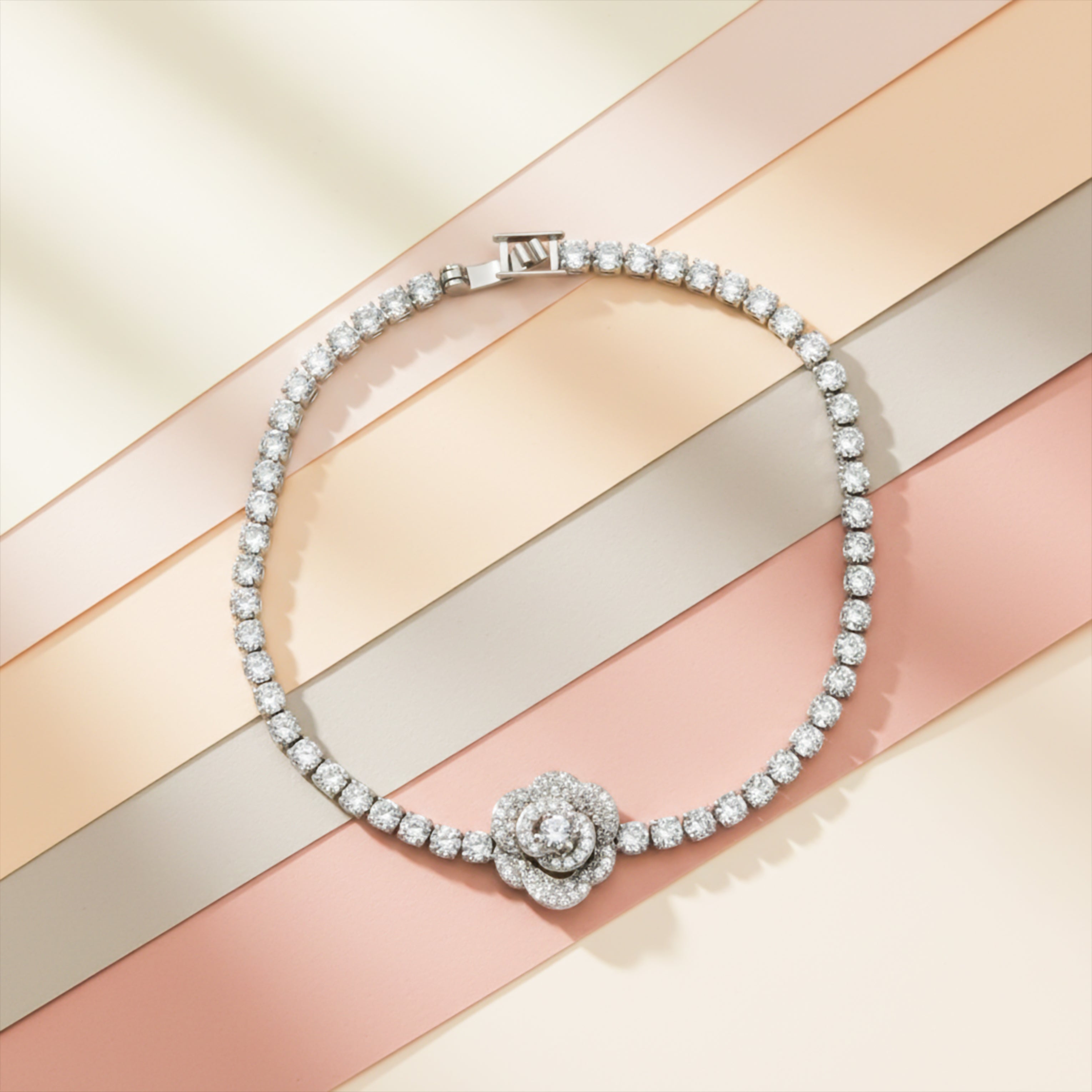Timeless Bloom Zirconia Stone Line Kangan GWB -64
