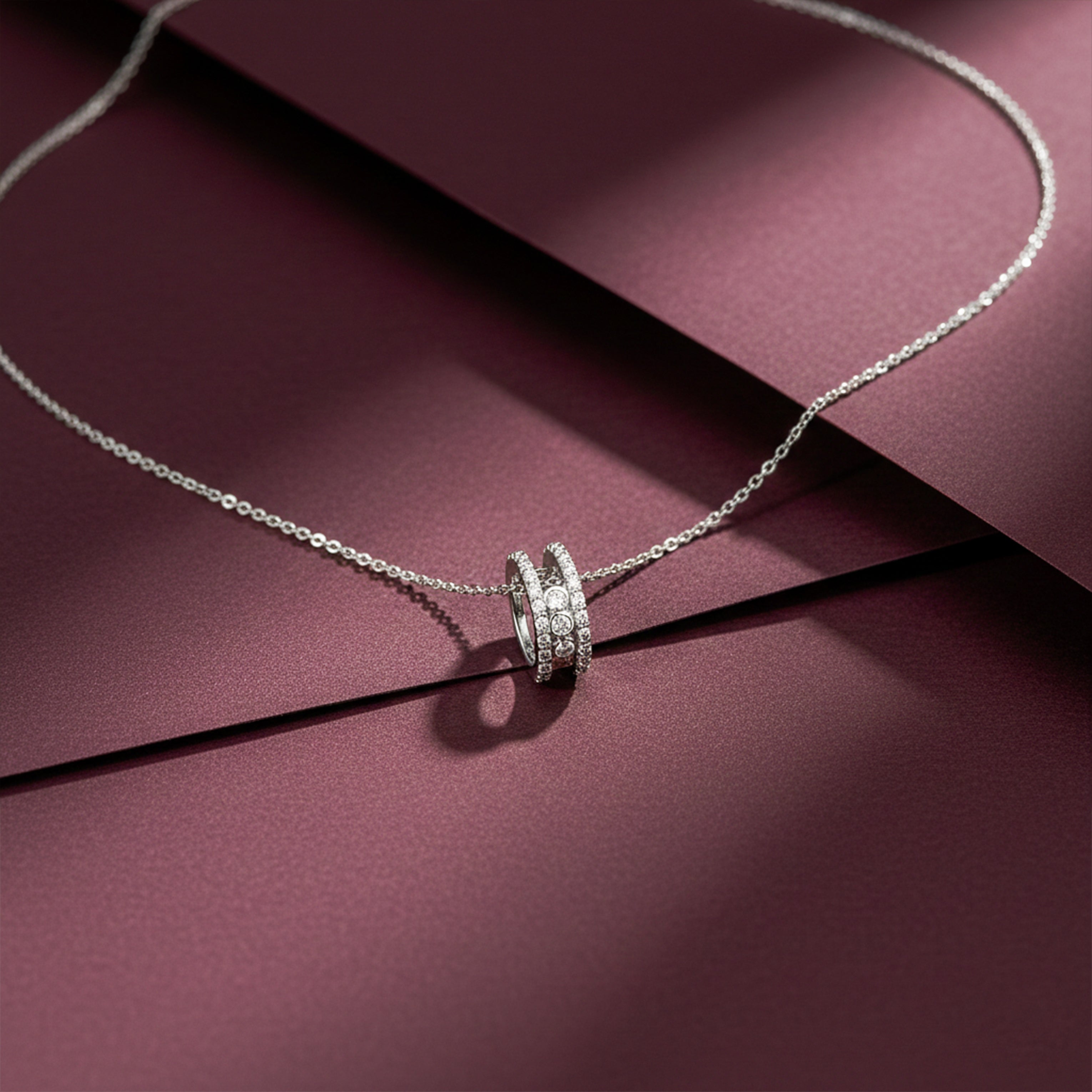 Sparkle Locket Link Set GWN -48
