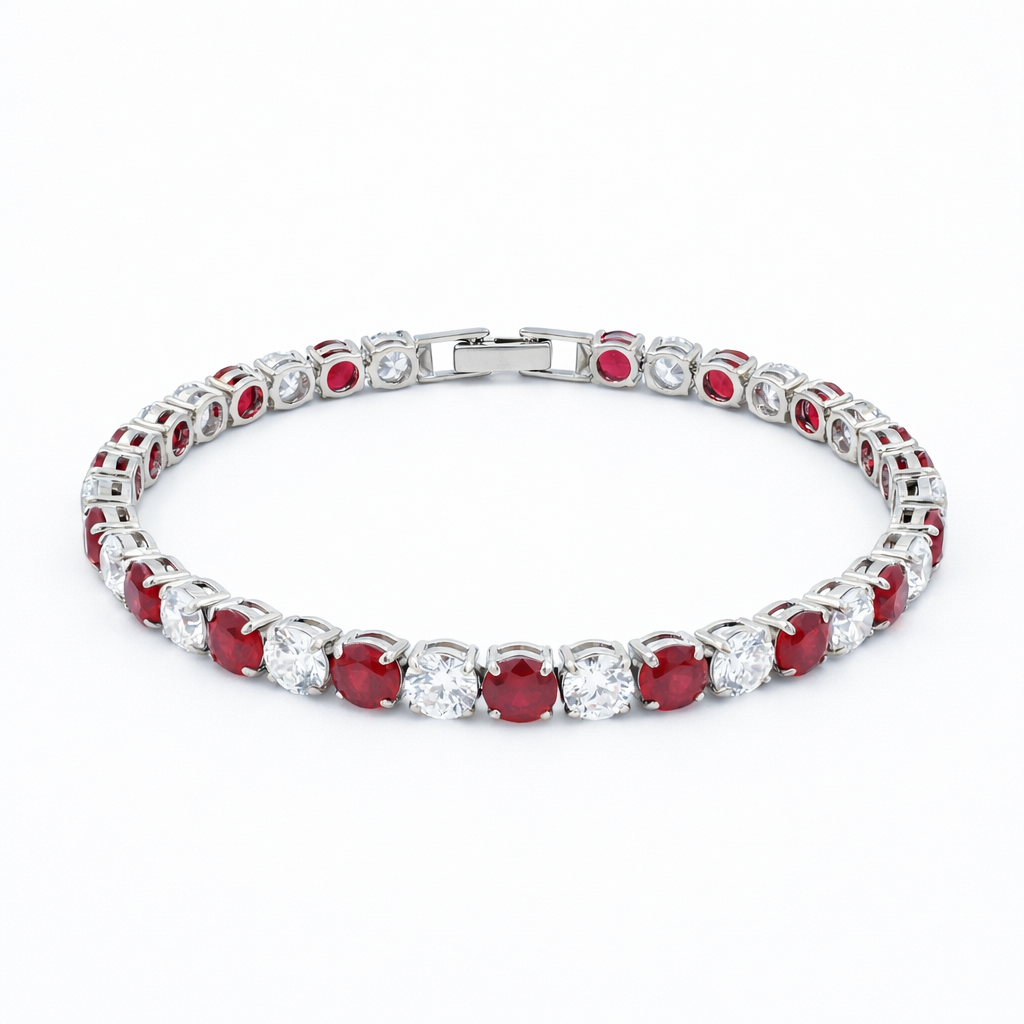 Crimson & Zirconia Stone Line Kangan GWB -67