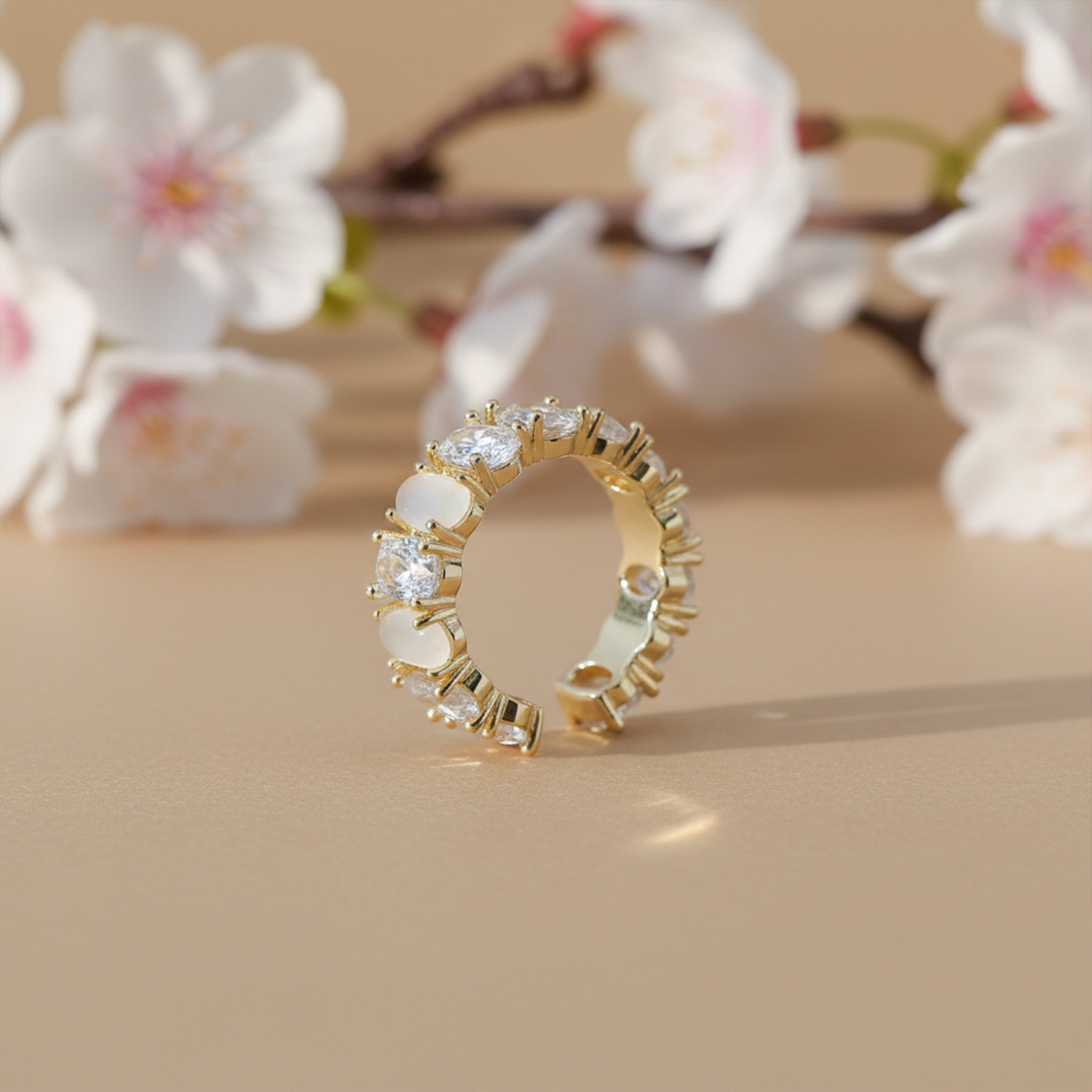 Gold-Toned Tiara Wrap Band GWR -22