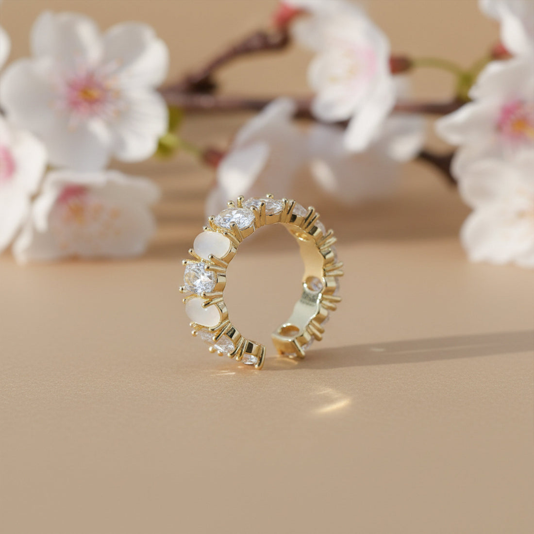Gold-Toned Tiara Wrap Band GWR -22