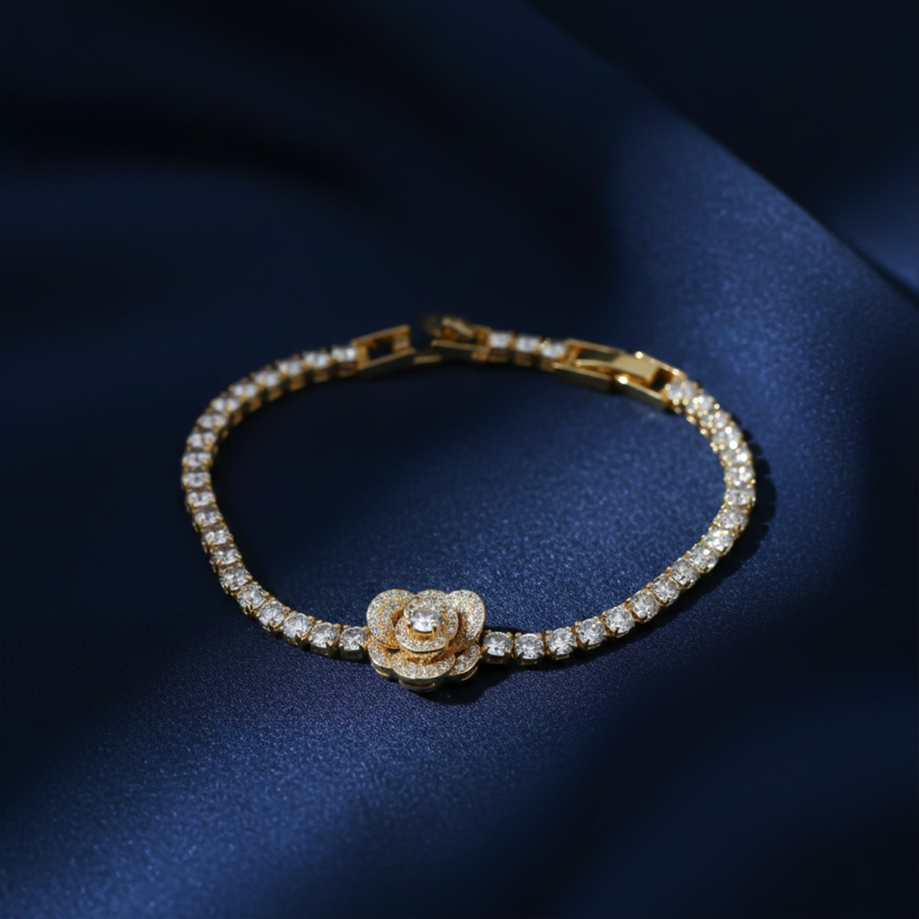 Gold Bloom Line Kangan GWB -79