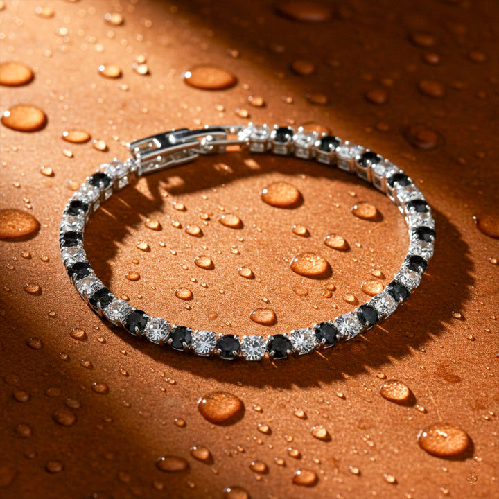 Black and White Diamond Bracelet