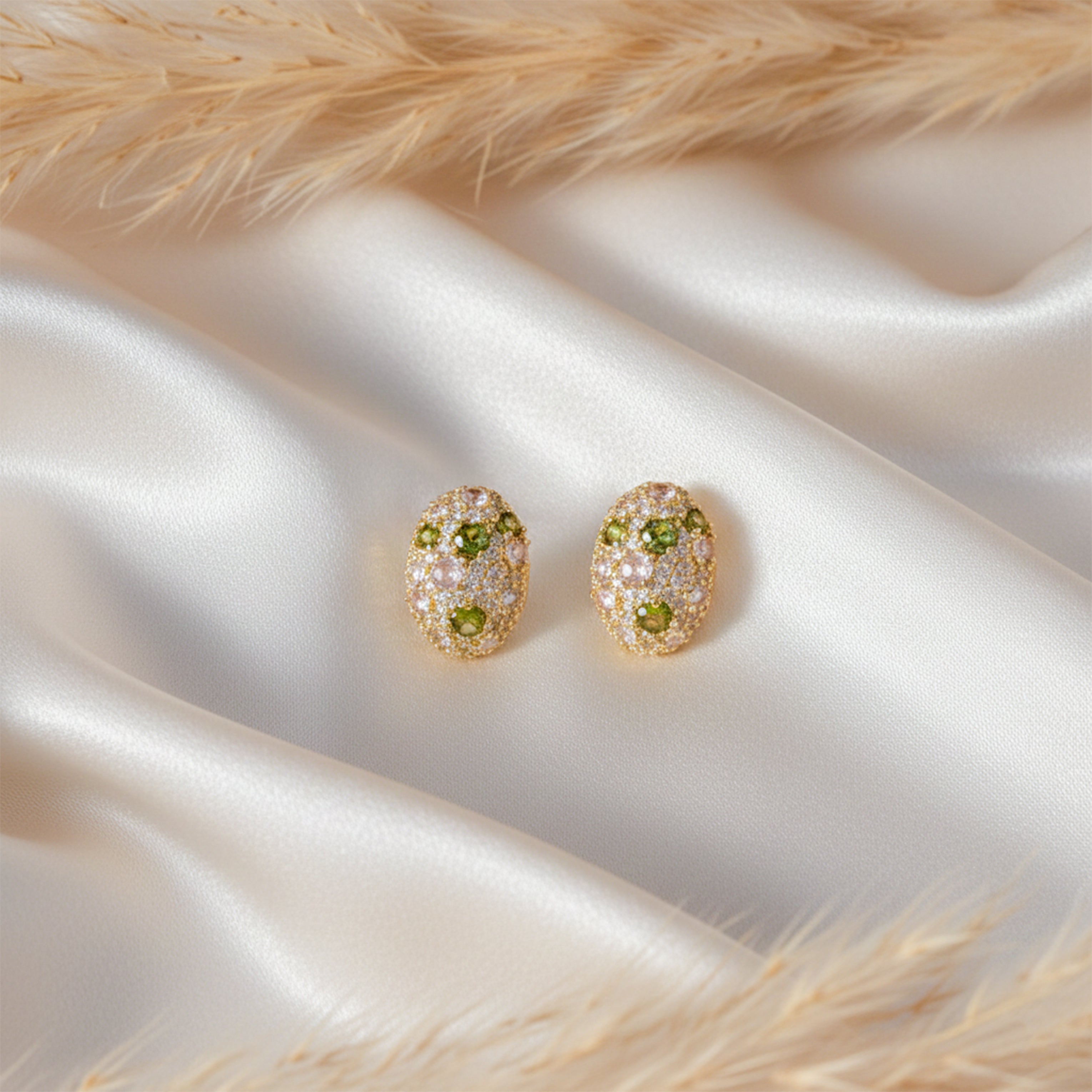 Spark Elliptical Post Ear Studs GWE -124