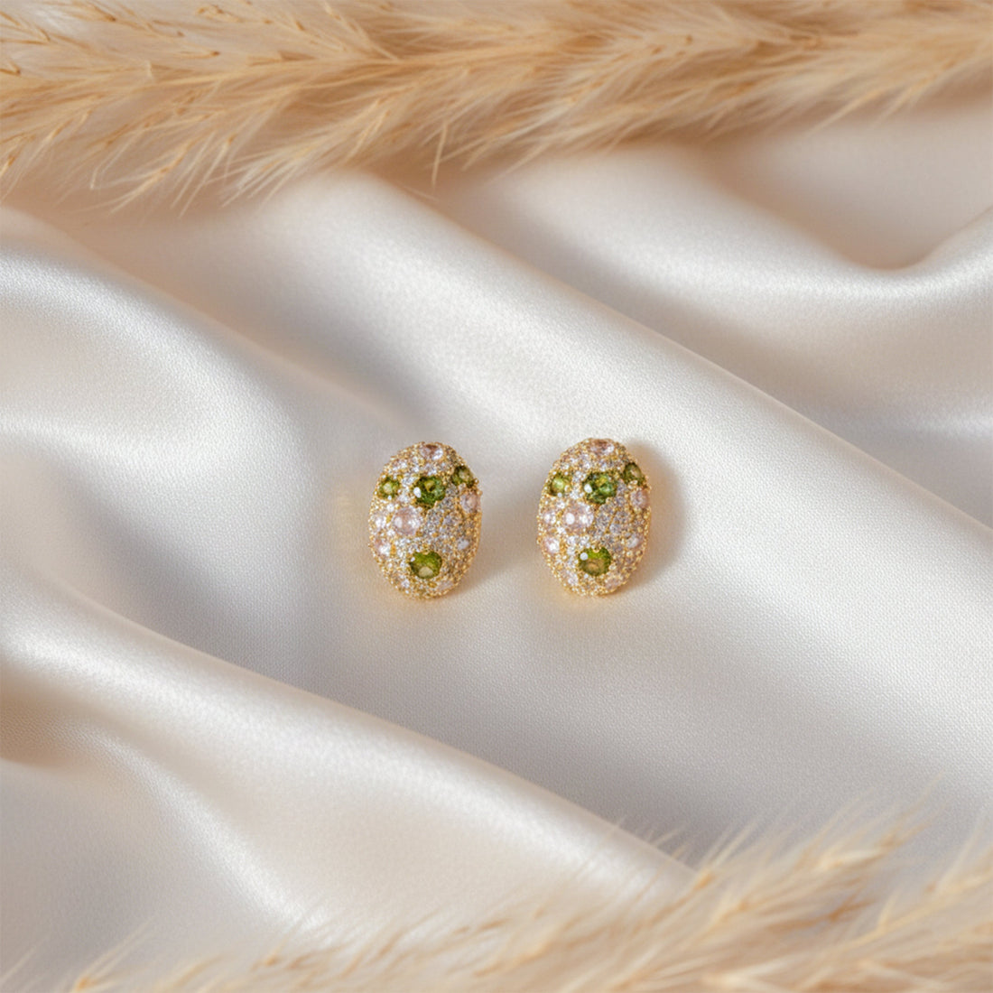 Spark Elliptical Post Ear Studs GWE -124