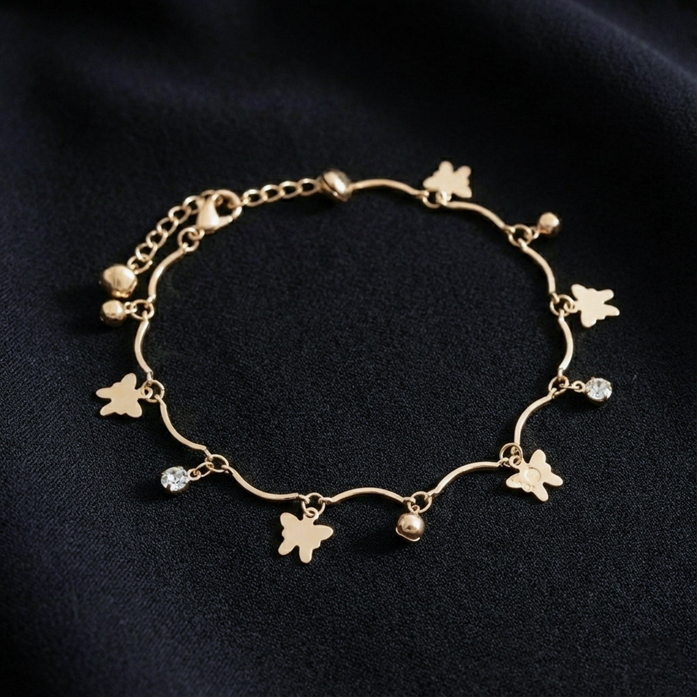 Gold Papillon Accent Payal GWA -44