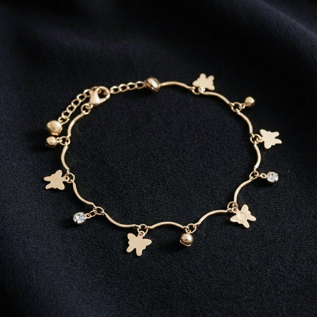Gold Papillon Accent Payal GWA -44