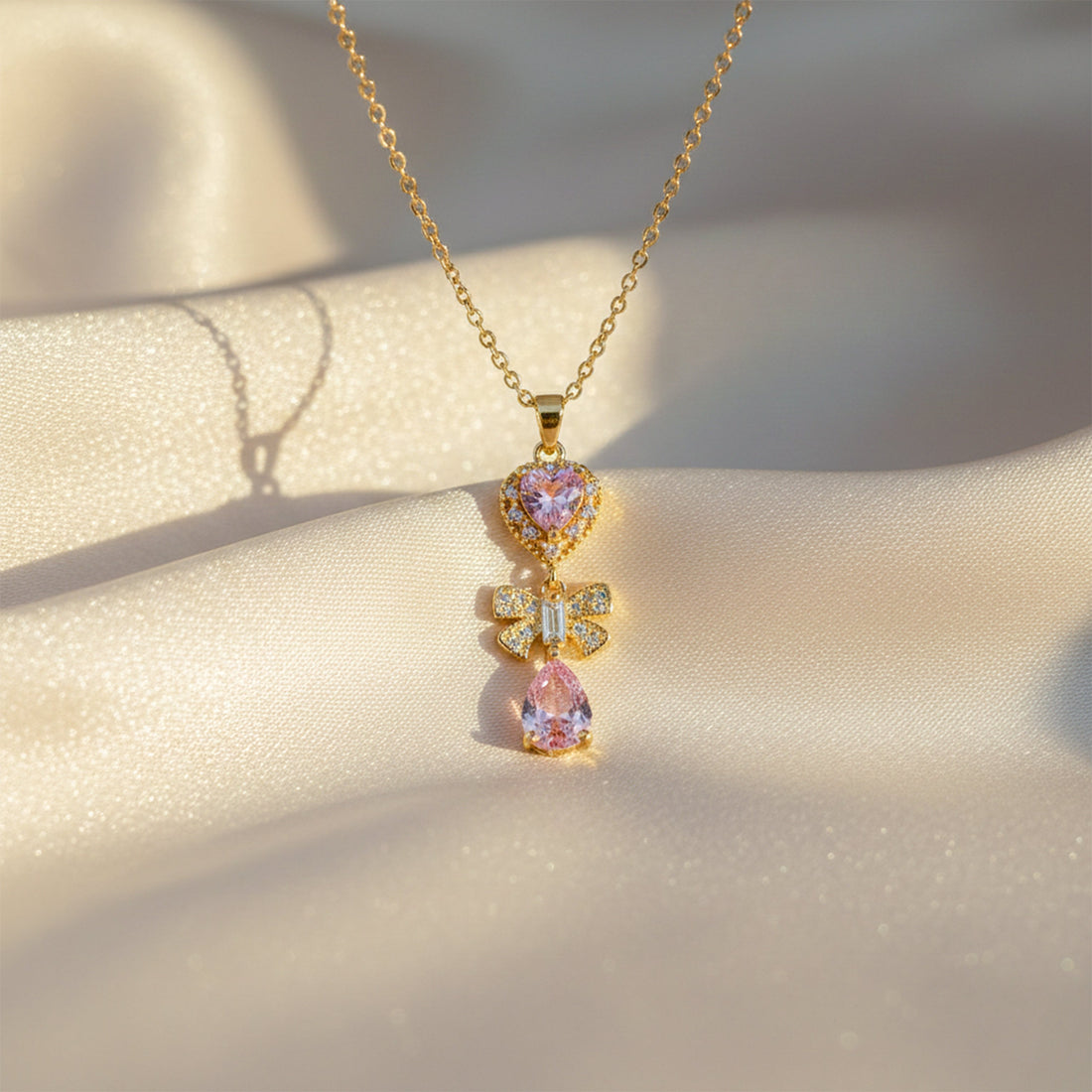 Bloom Dangle Locket Link Set GWN -124