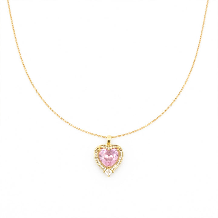 Love Cubic Zirconia Locket Link Set GWN -141