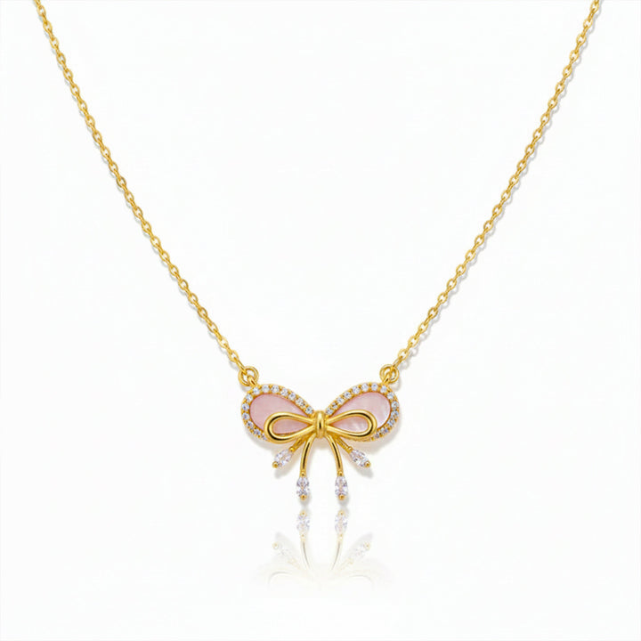 Gold Coquette Bow Women Link Set GWN -154