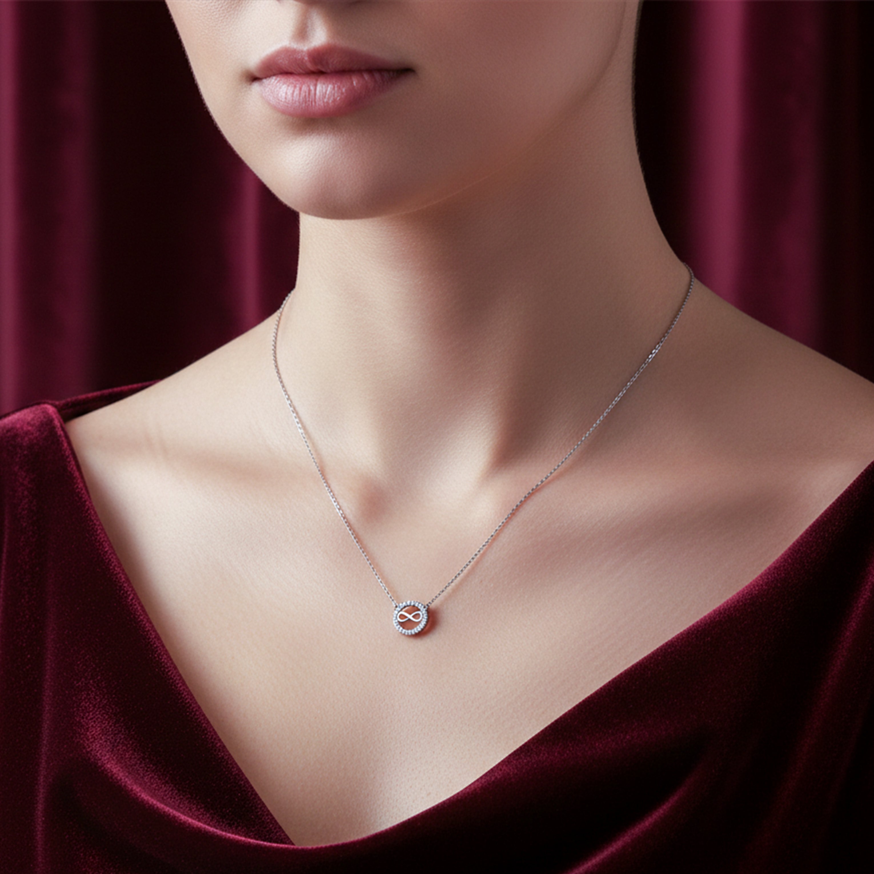 Encircled Locket Link Set GWN -49