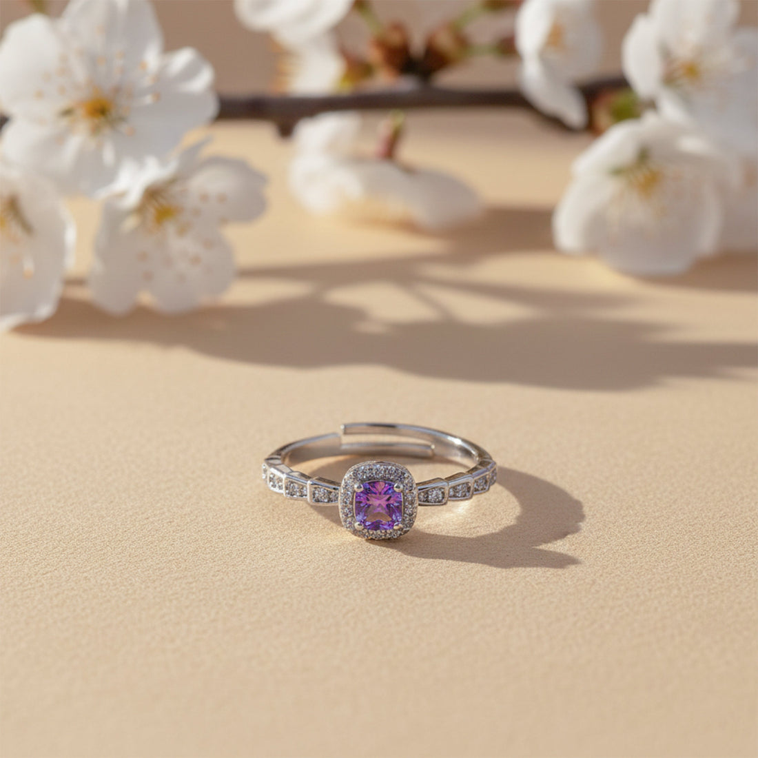 Lilac Encircled Flexible Band GWR -41