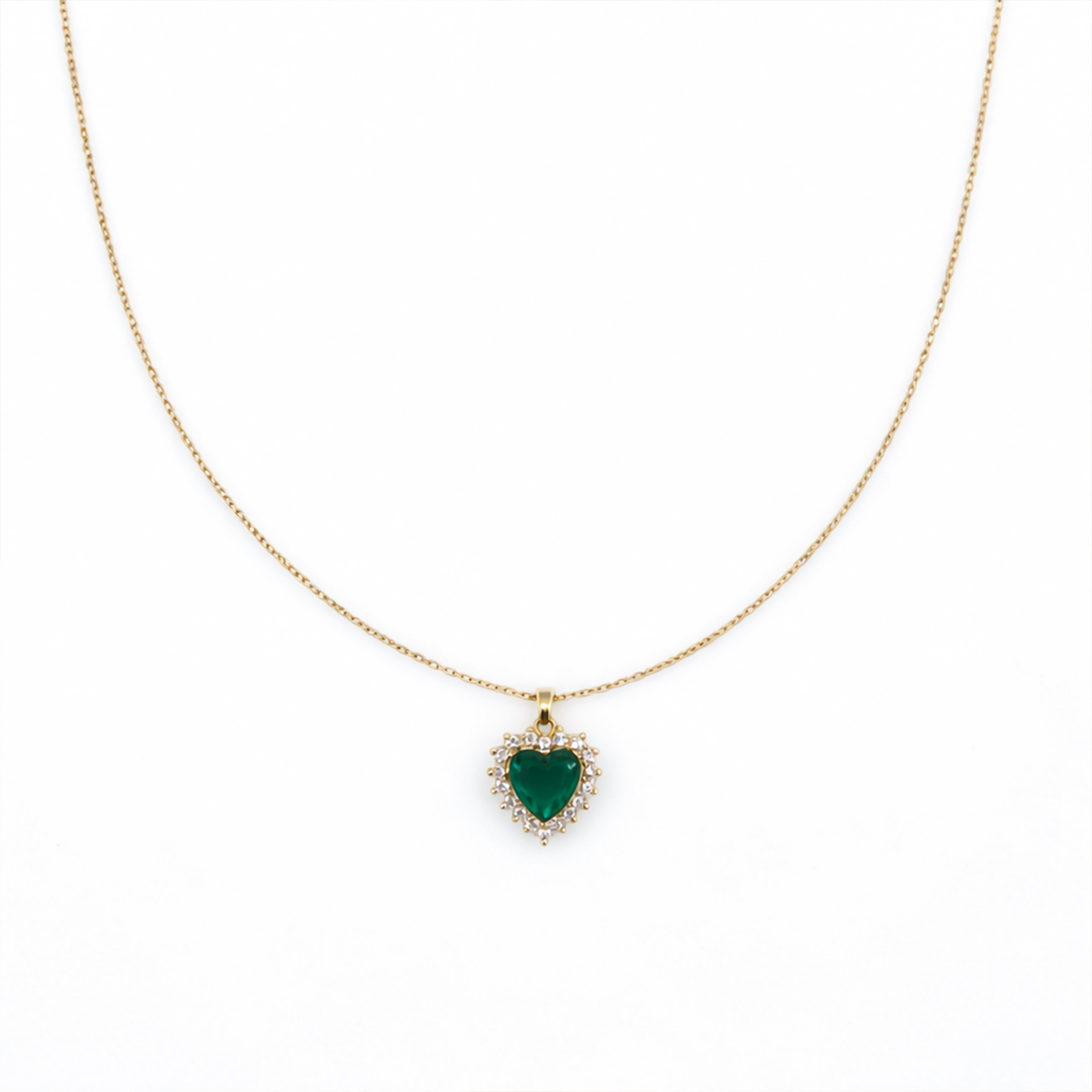 Verde Love Encircled Locket Link Set GWN -69