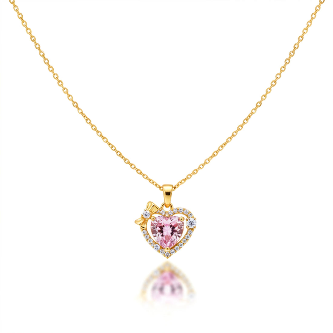 Rosette Love Cubic Zirconia Women Neckless GWN -79