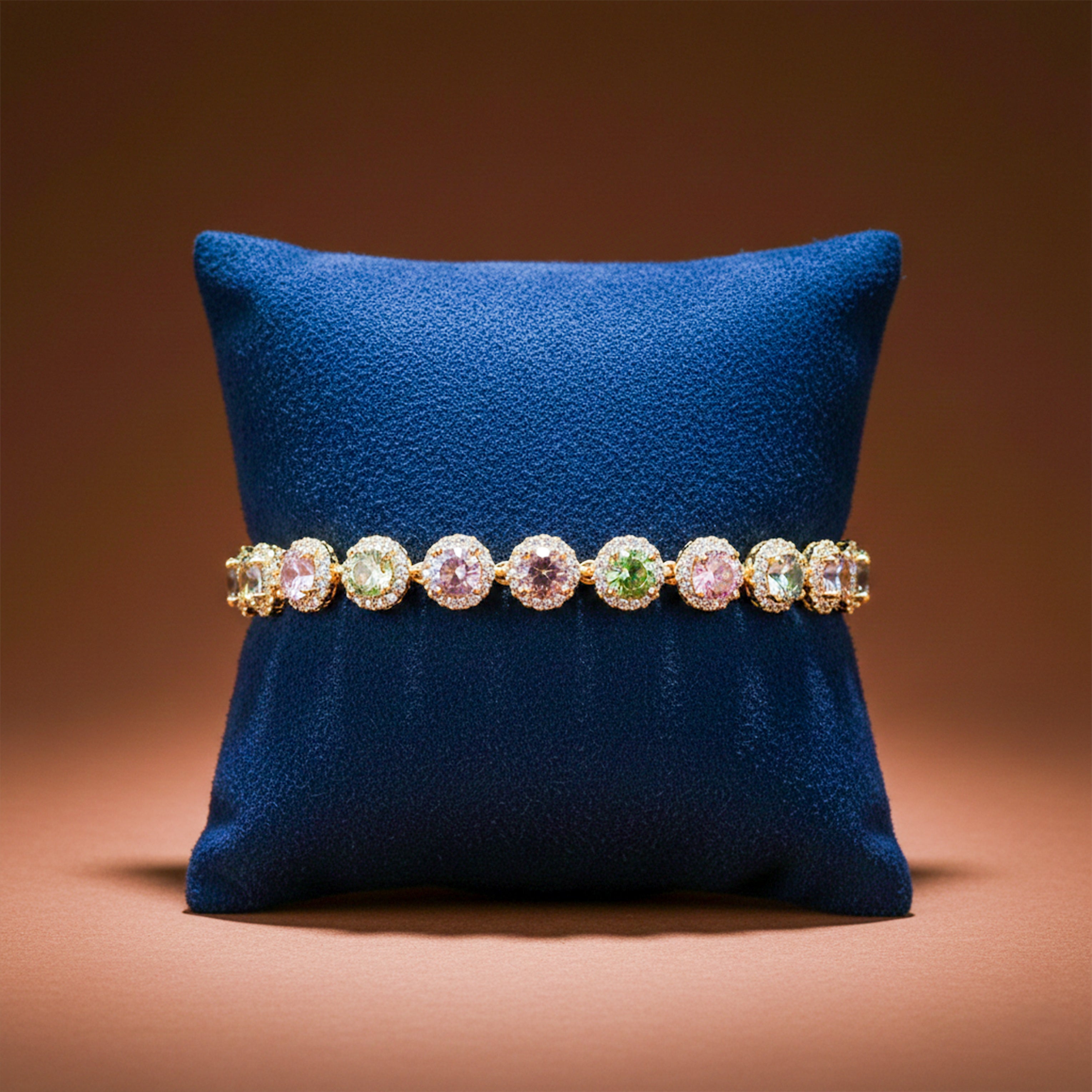 Gold Multi-Color Bracelet for women - Finora Jewels