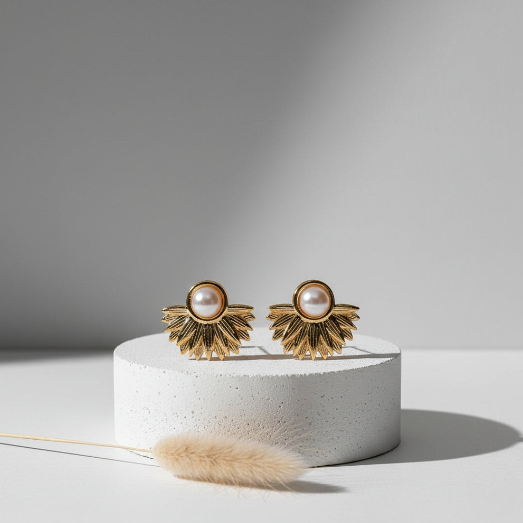 Moti Hoop Women Earring GWE -7