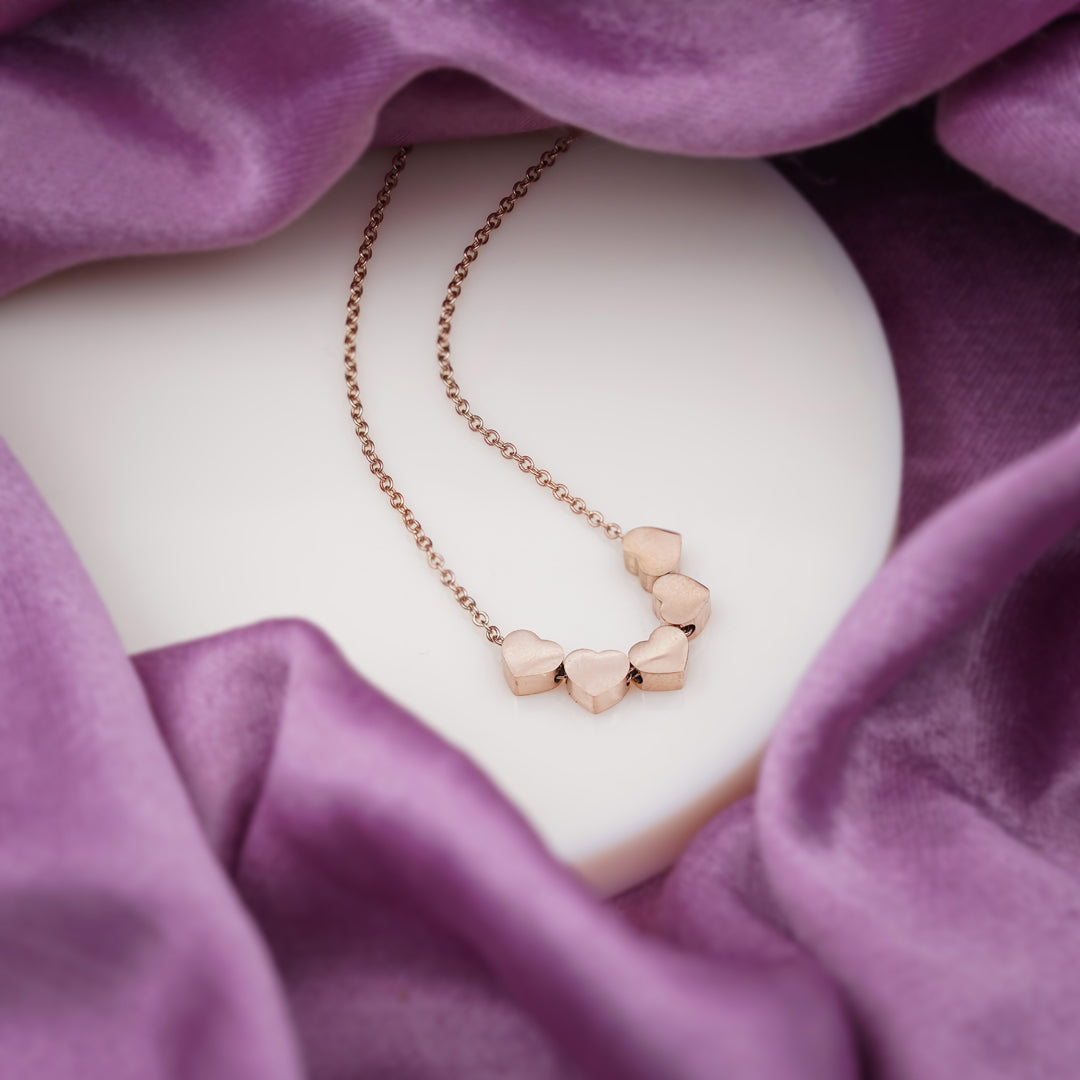 Bharati Rosette Gold Link Set GWN -28