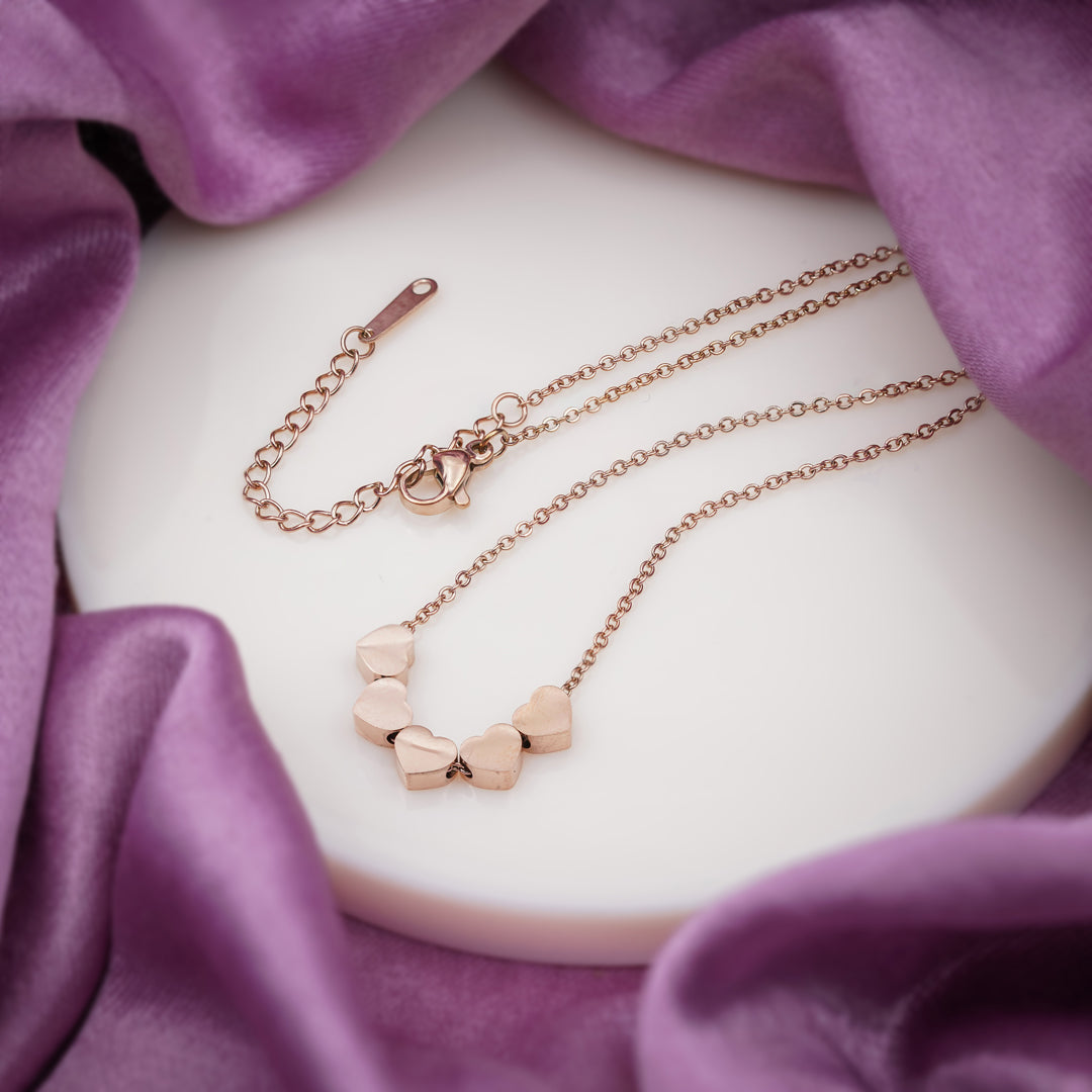 Bharati Rosette Gold Link Set GWN -28