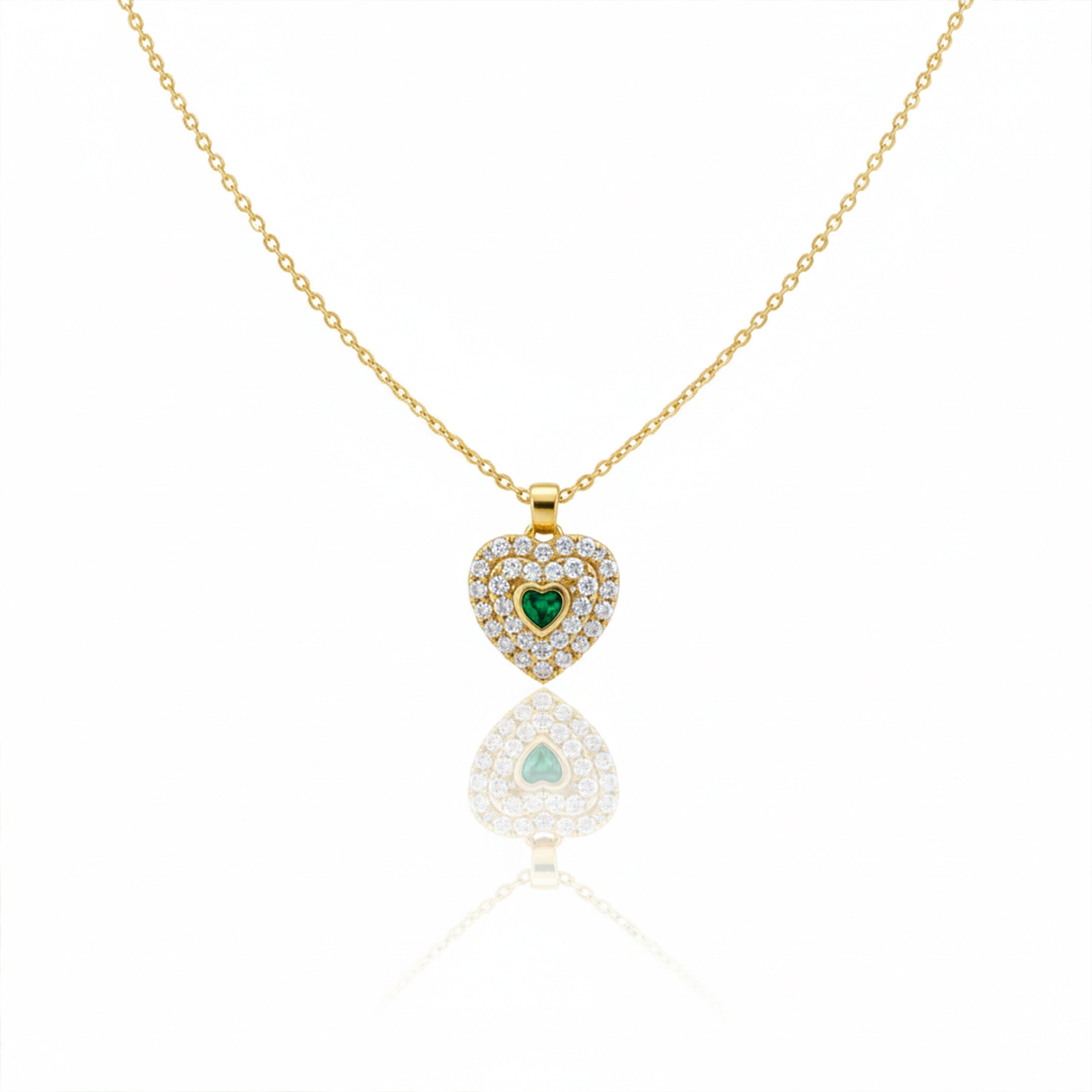 Regal Verde Love Pavé Women Neckless GWN -121