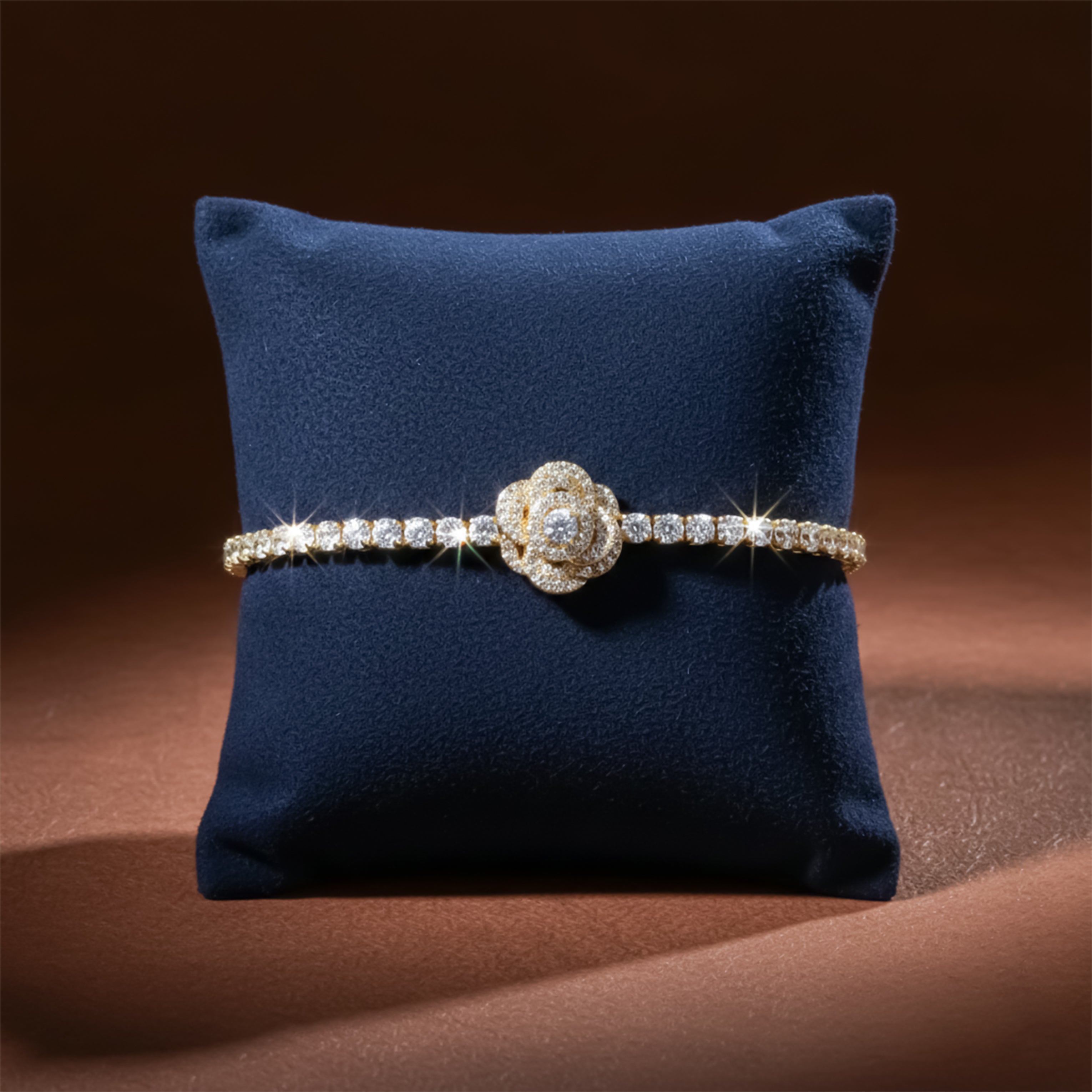 Gold Bloom Line Kangan GWB -79