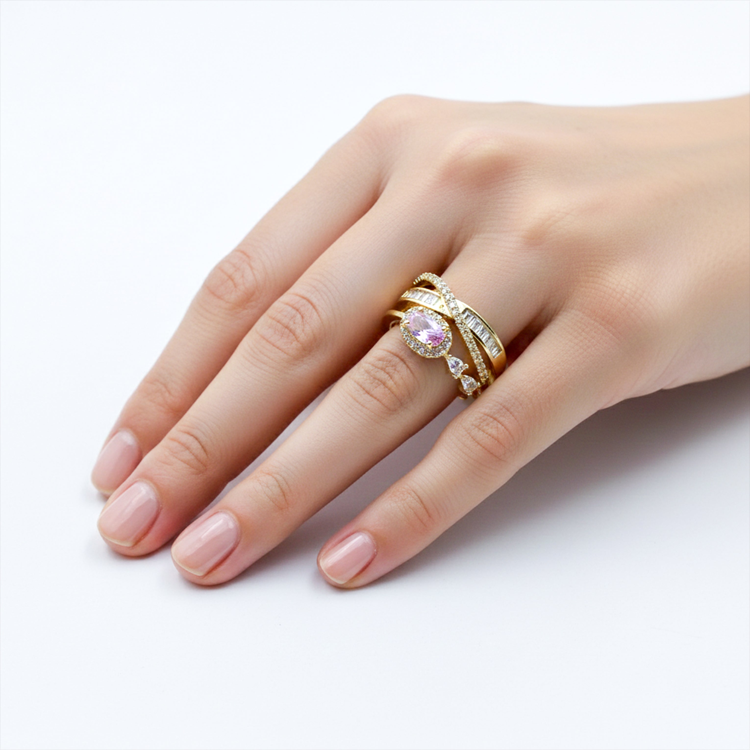 Regal Blush Encircled Wrap Band GWR -46