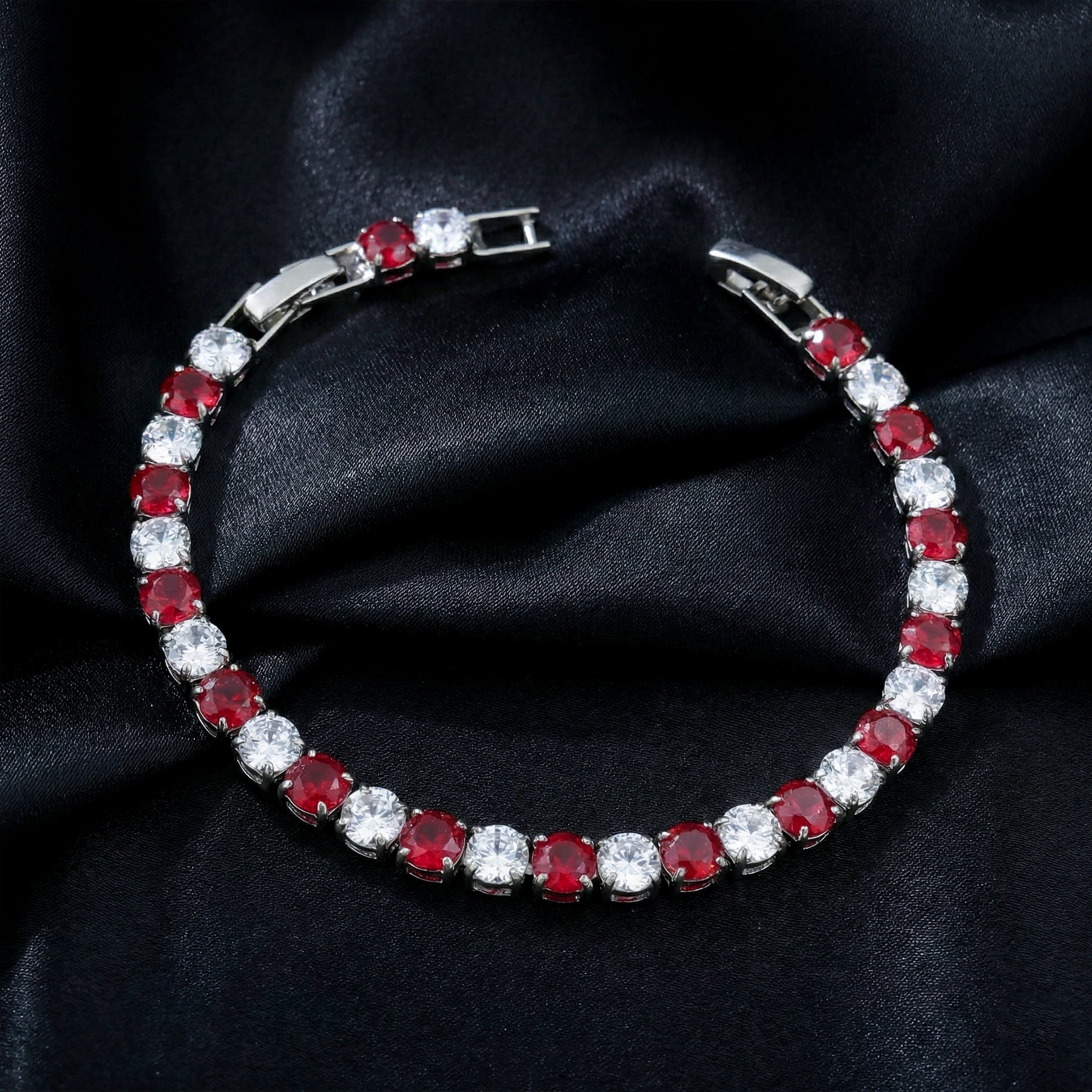 Crimson & Zirconia Stone Line Kangan GWB -67