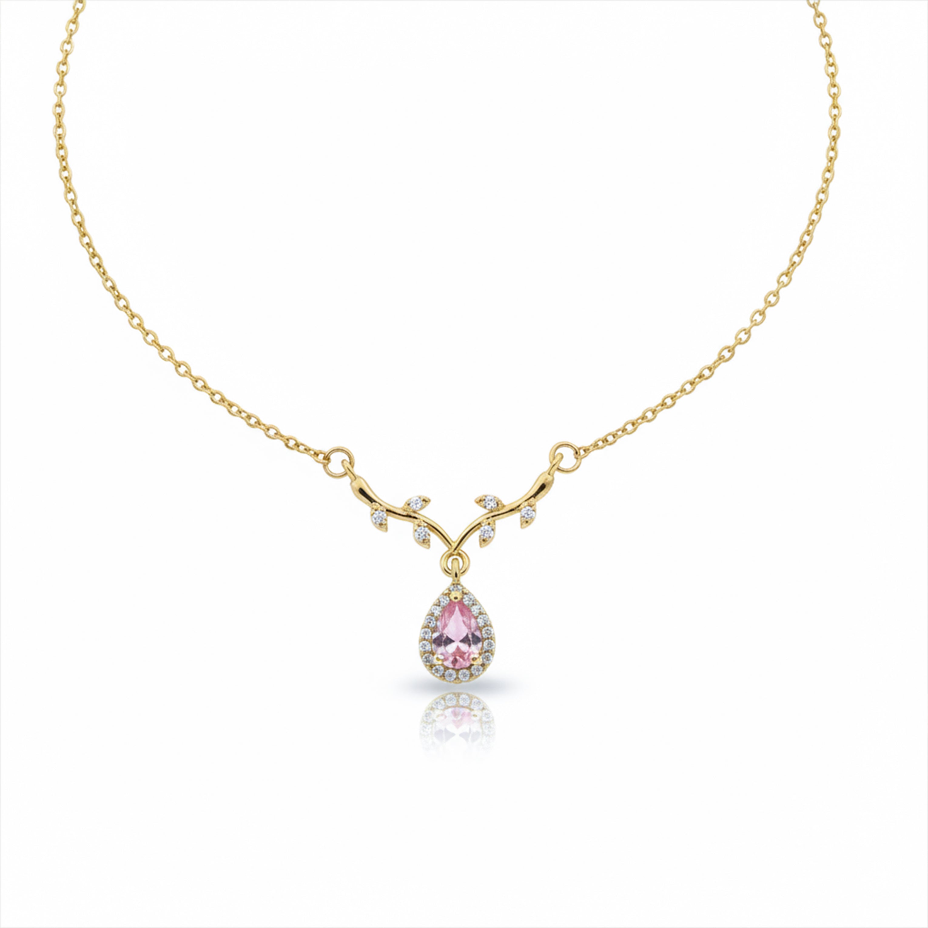 Vine Necklace for women in Gold - Finora Jewels