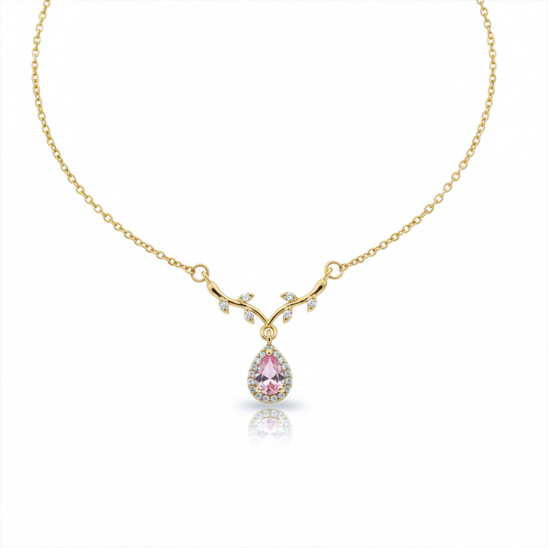 Vine Necklace for women in Gold - Finora Jewels
