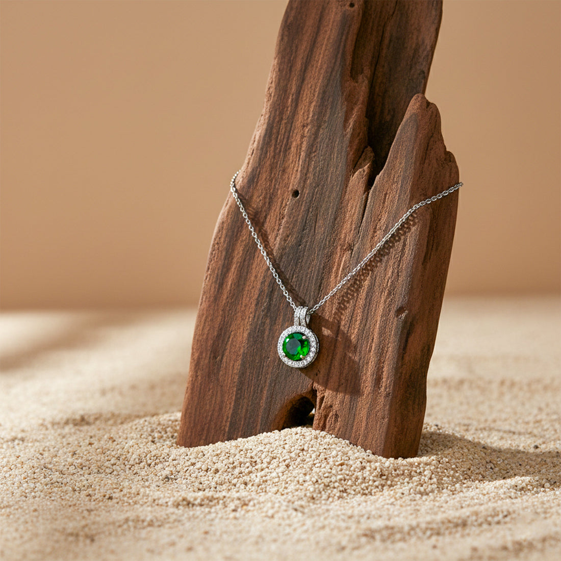Silver Halo Necklace for women - Finora Jewels
