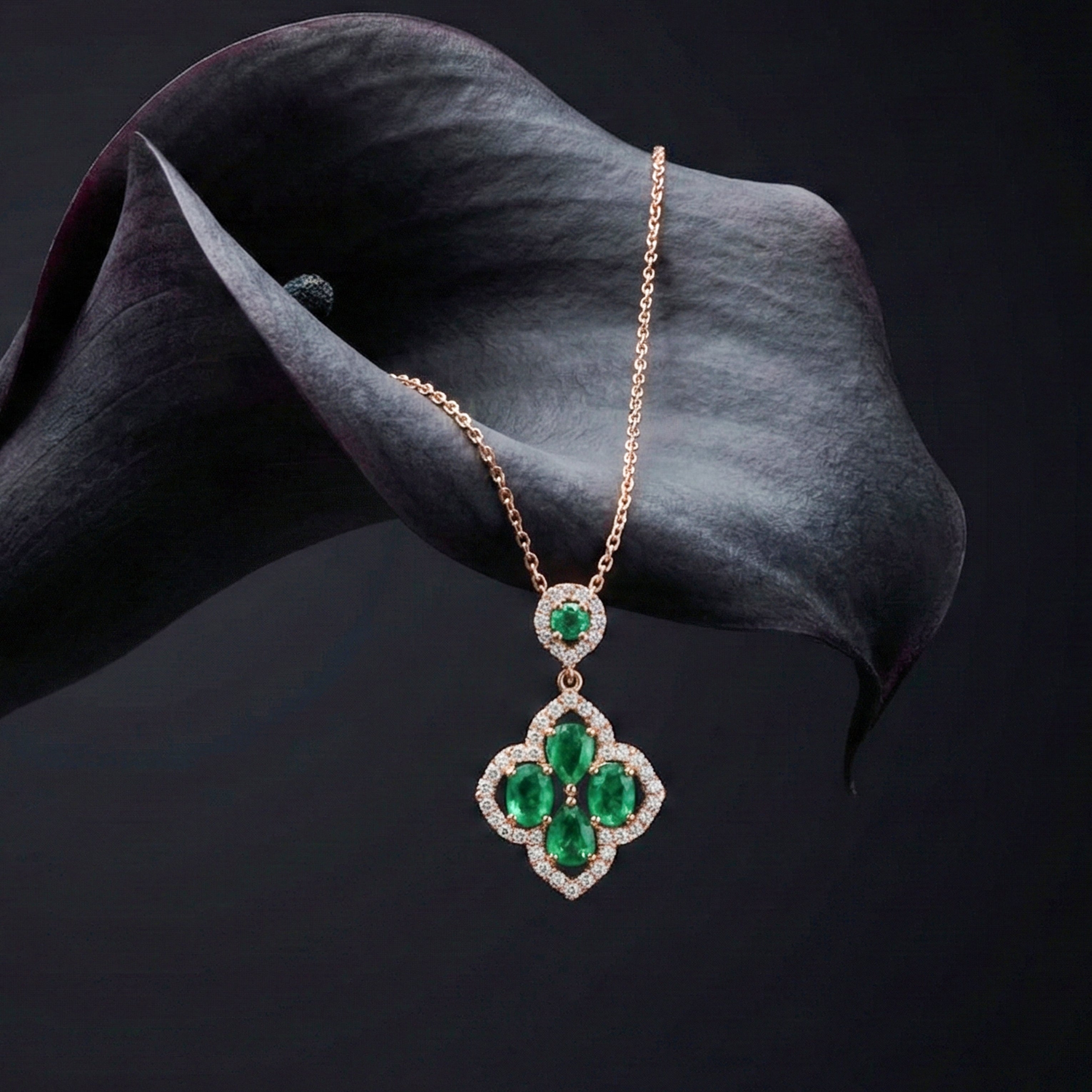 Suhasini Verde Envy Neckless GWN -25