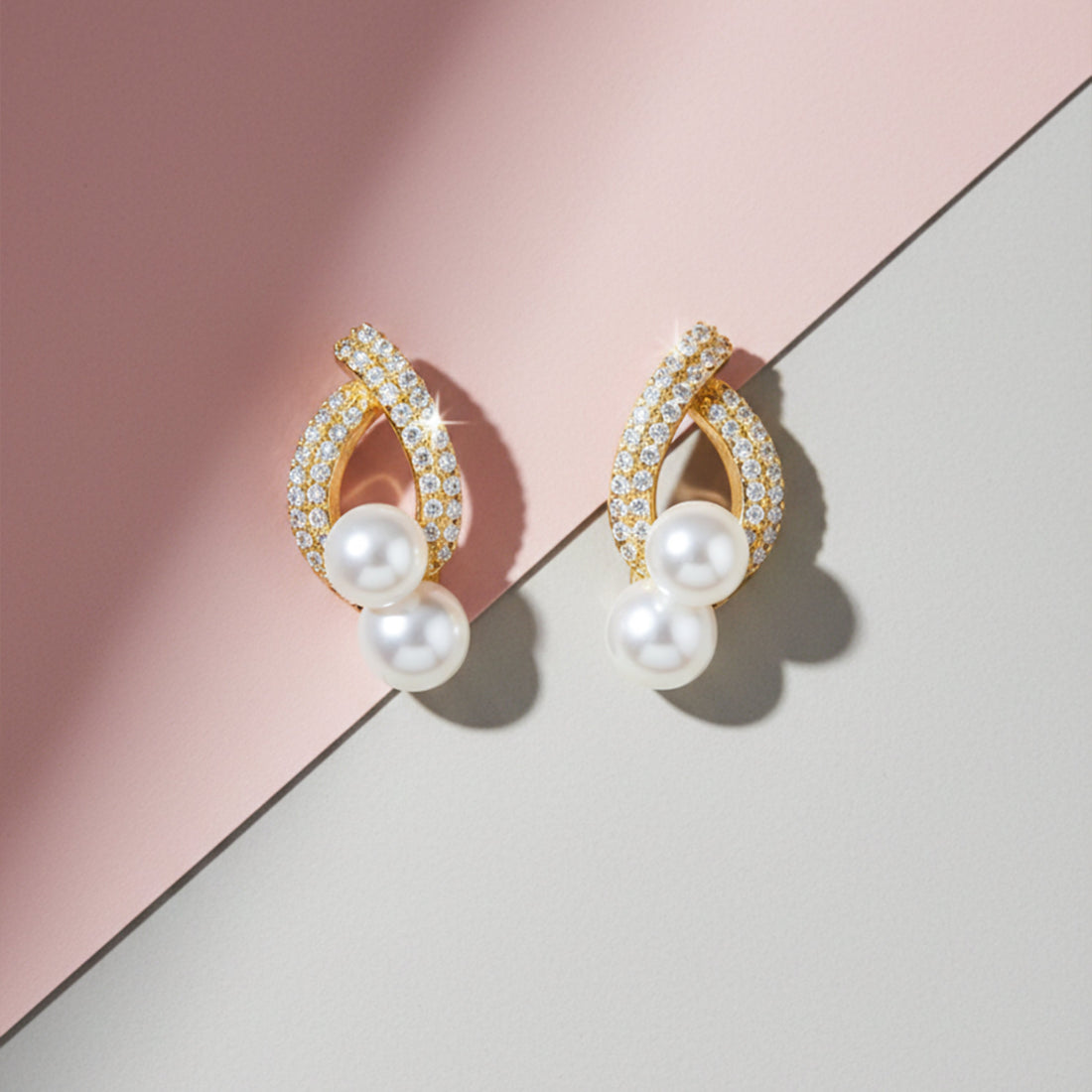 Aarika Moti Loop Earring GWE -30