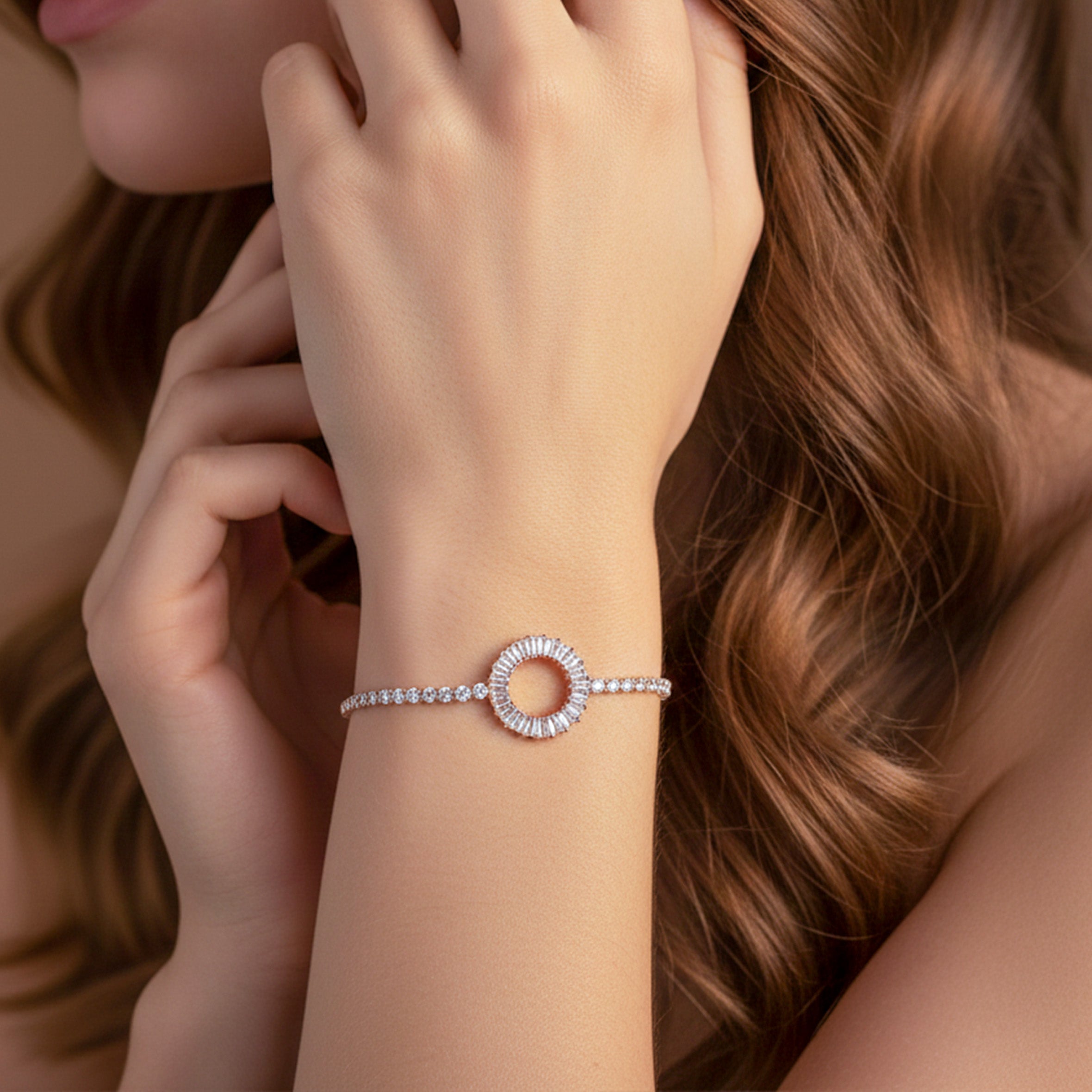 Circular Flexible Slider Bracele GWB -5