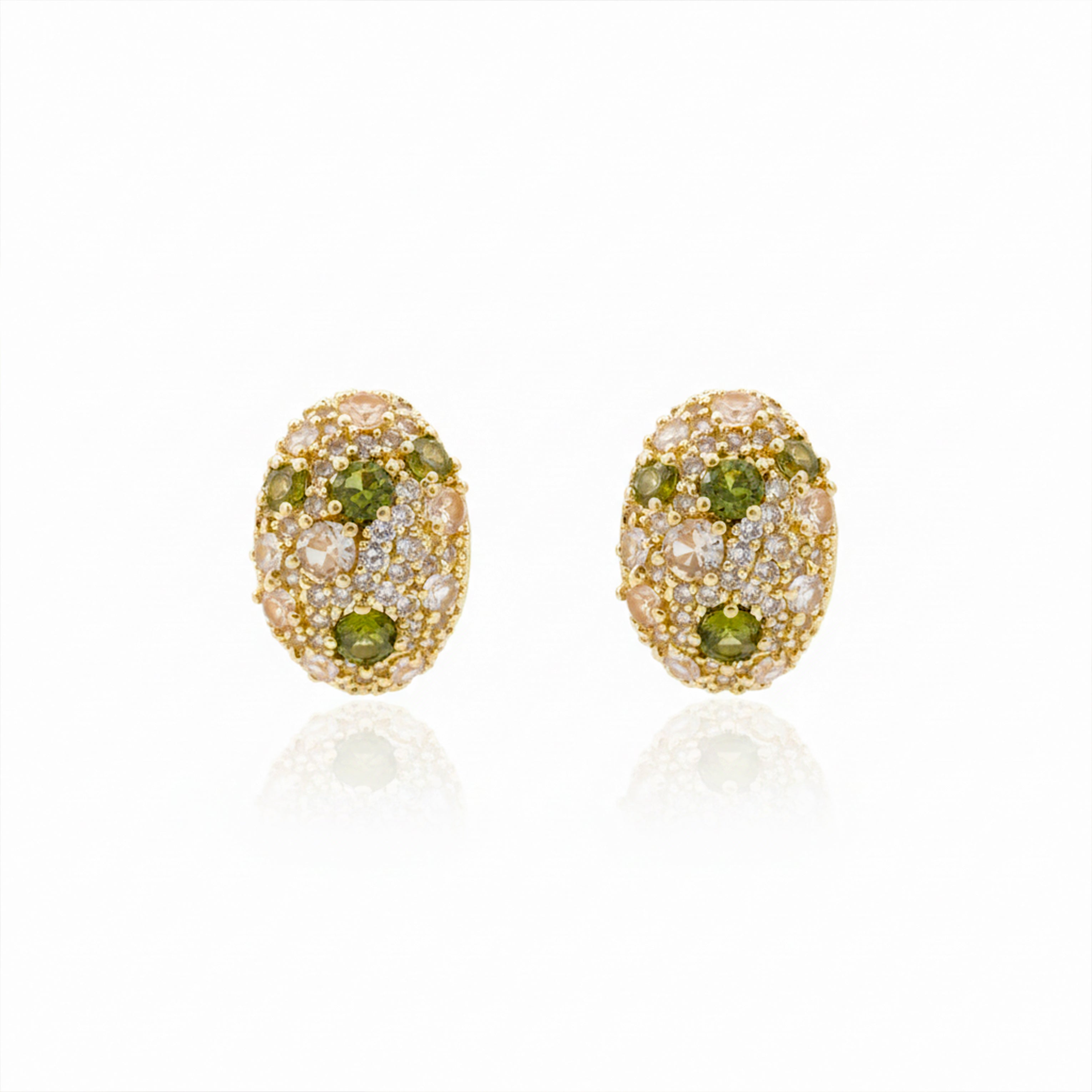 Spark Elliptical Post Ear Studs GWE -124